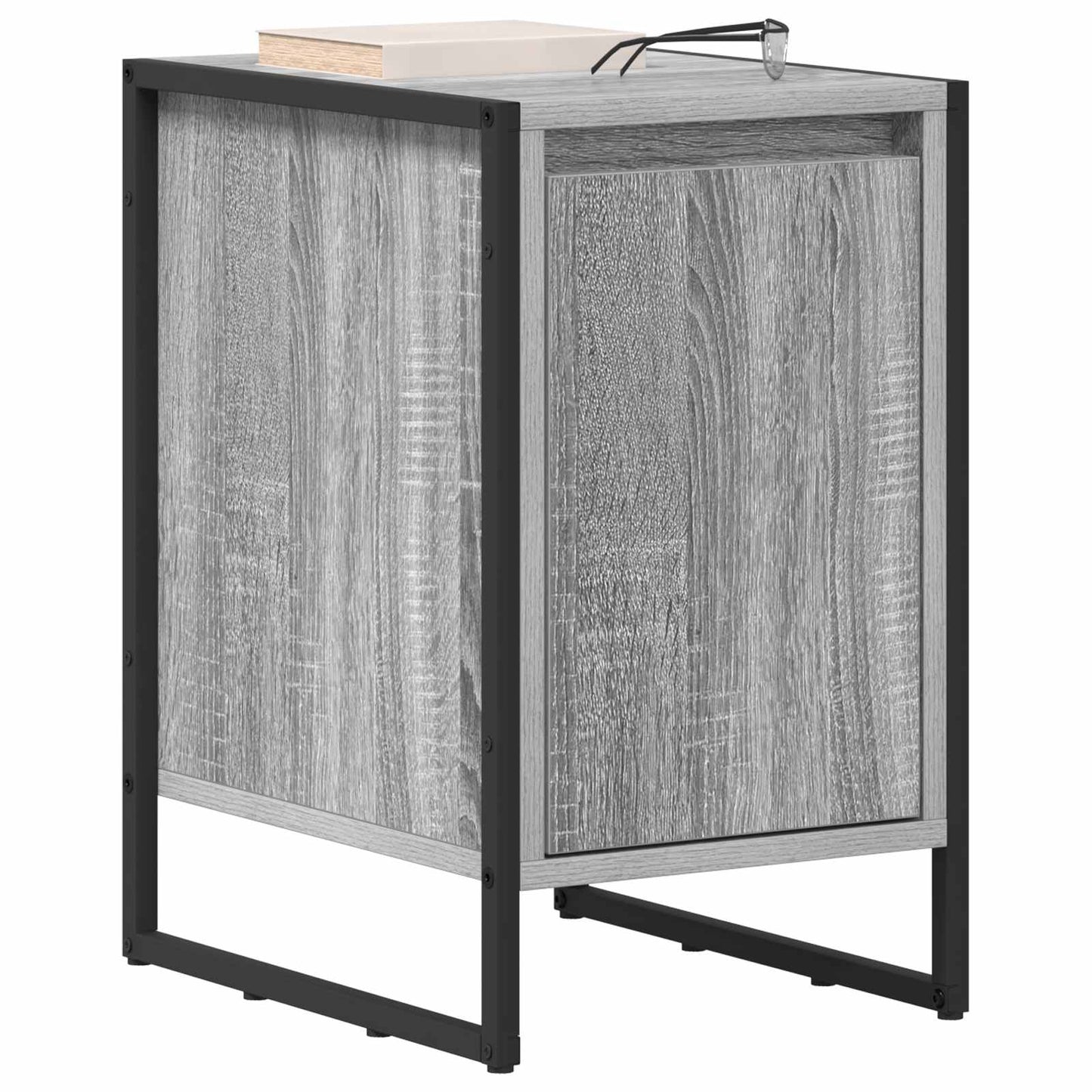 vidaXL Κομοδίνο Γκρι Sonoma 39,5 x 30 x 50 εκ Επεξεργασμένο Ξύλο