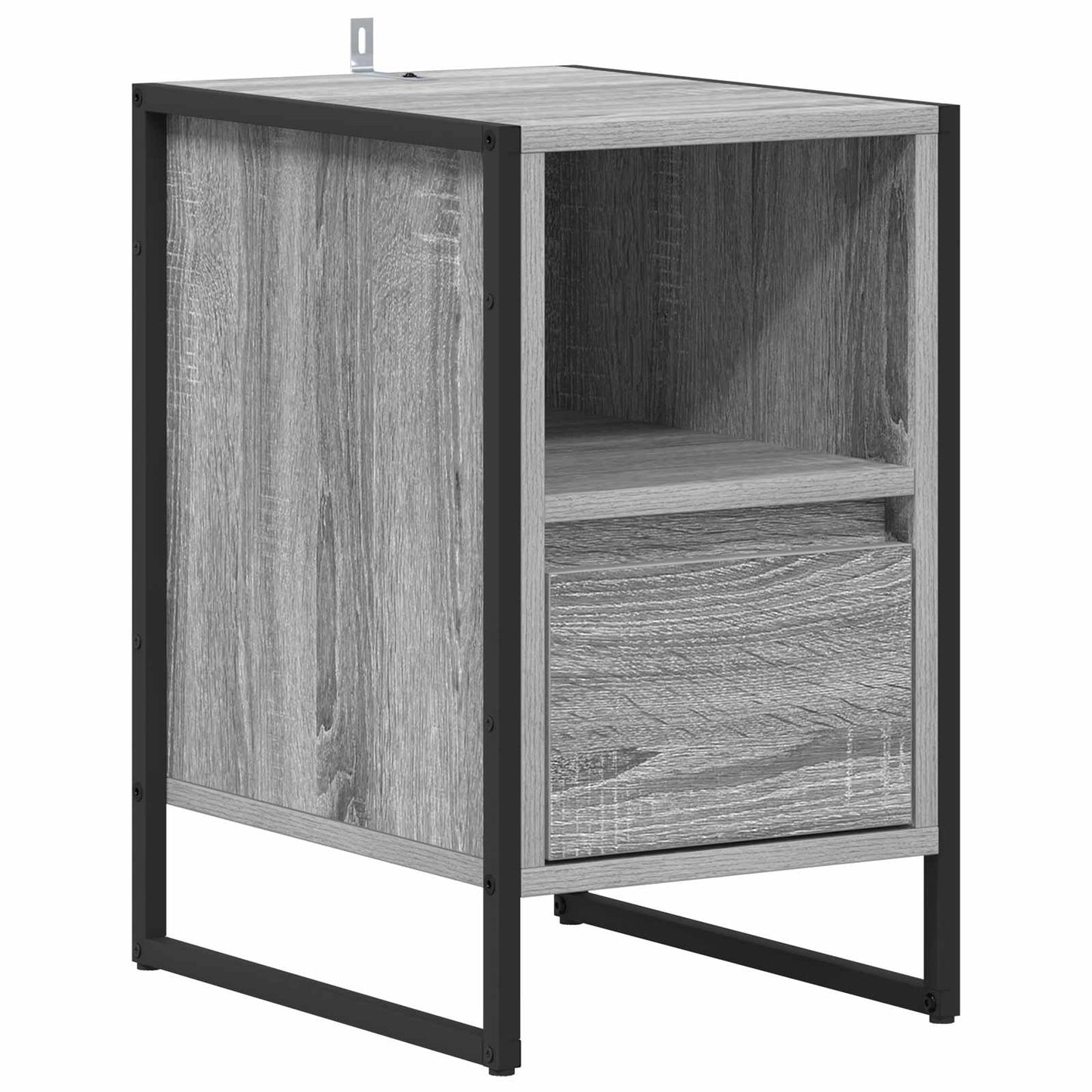 vidaXL Κομοδίνο Γκρι Sonoma 39,5 x 30 x 50 εκ Επεξεργασμένο Ξύλο
