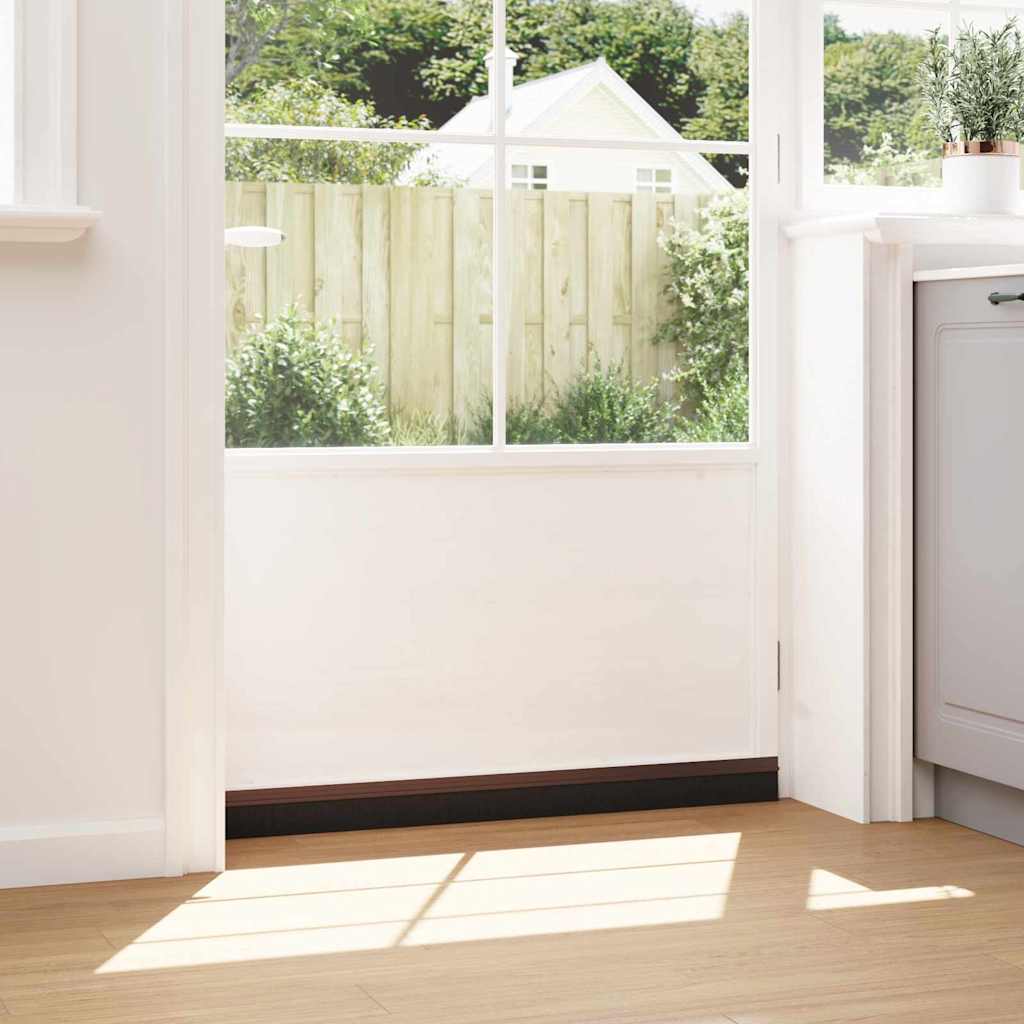vidaXL Αυτοκόλλητες σφραγίδες πόρτας 2 pcs Καφέ 100 cm