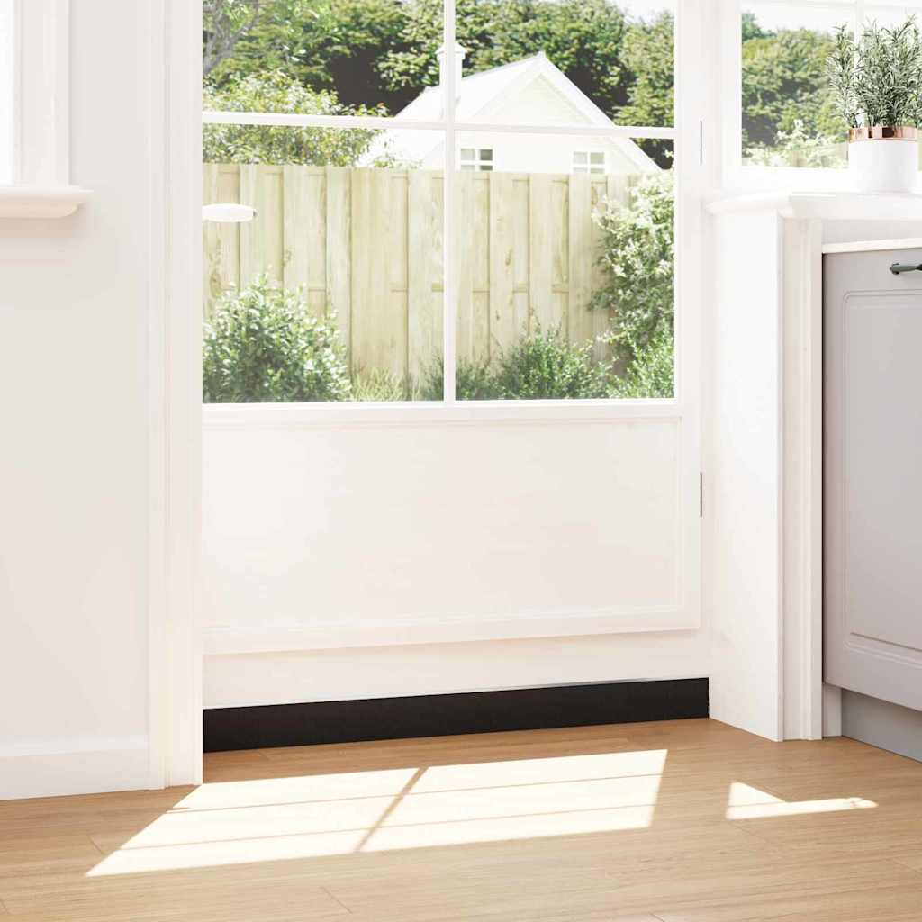 vidaXL Αυτοκόλλητες σφραγίδες πόρτας 2 pcs Ασημί 100 cm