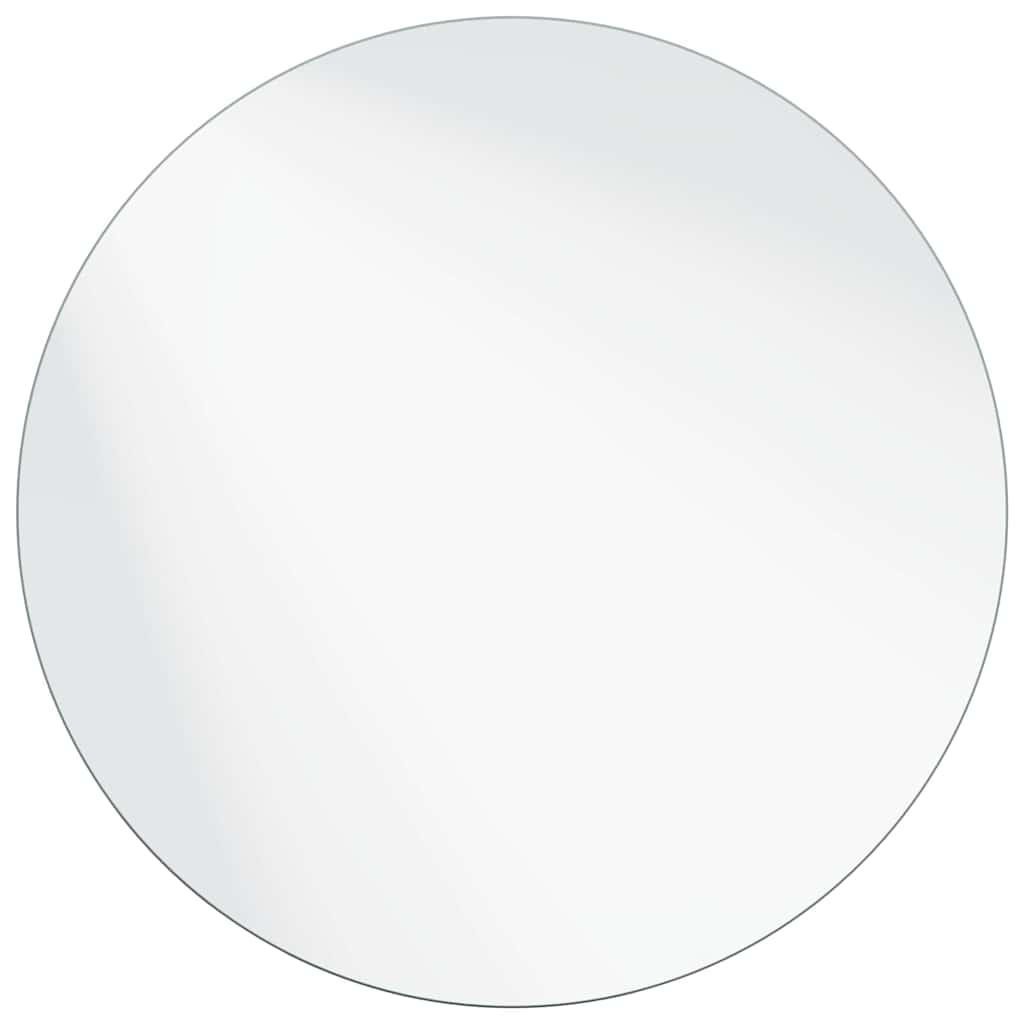vidaXL Καθρέφτης τοίχου Γύρος Ø 50 cm σκληρυμένο γυαλί