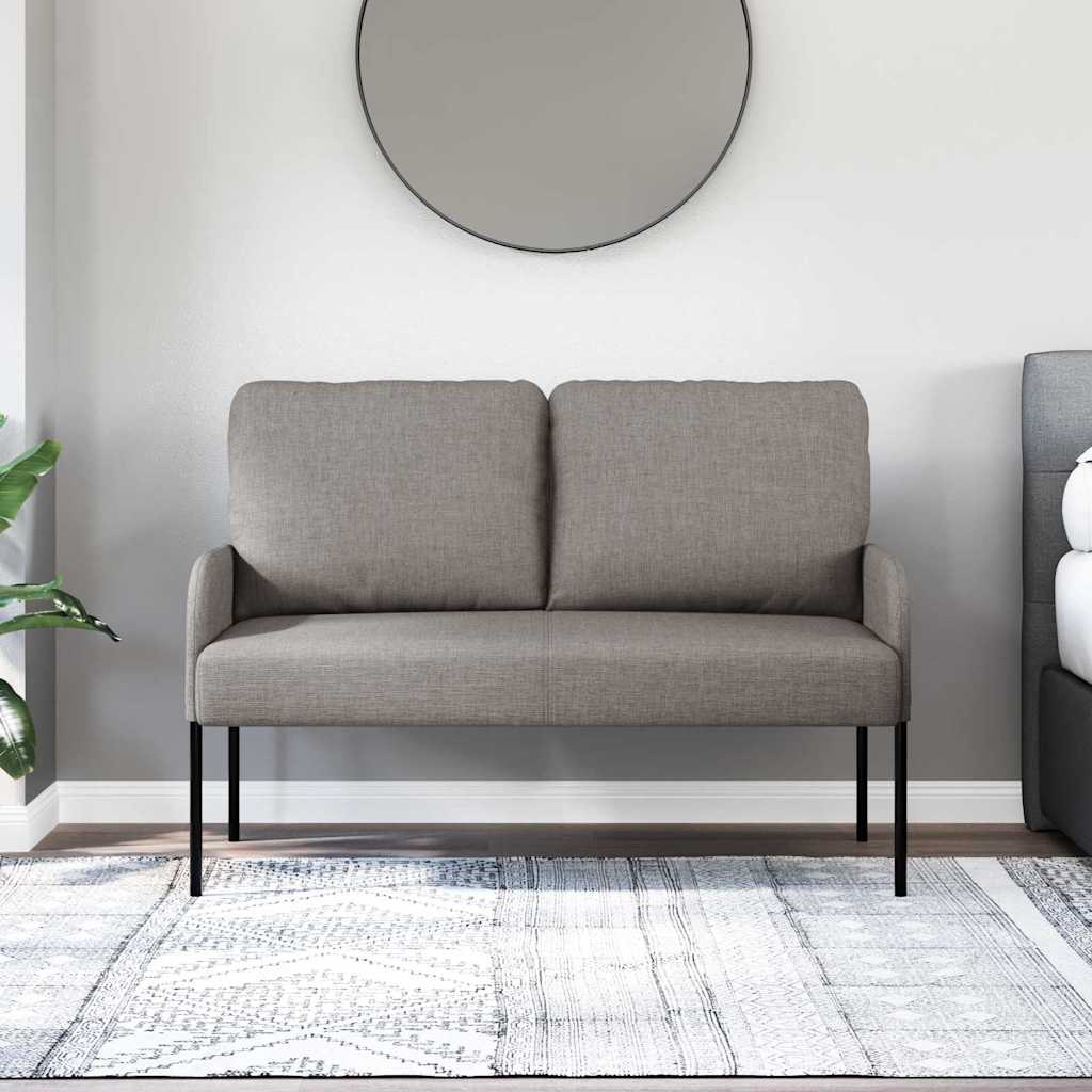 vidaXL Καναπέδες Taupe 115 x 56 x 80 εκ Κόντρα πλακέ