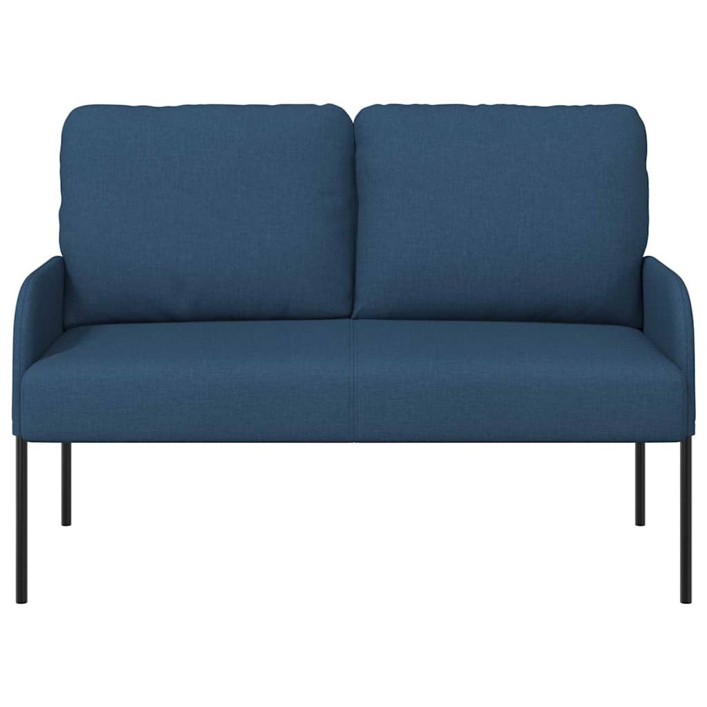 vidaXL Καναπέδες με μαξιλάρι 110cm Μπλε Κόντρα πλακέ