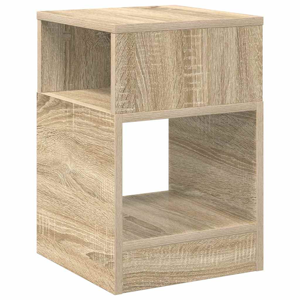 vidaXL End Table Δρύς Sonoma 30,5 x 30 x 45 εκ Επεξεργασμένο Ξύλο