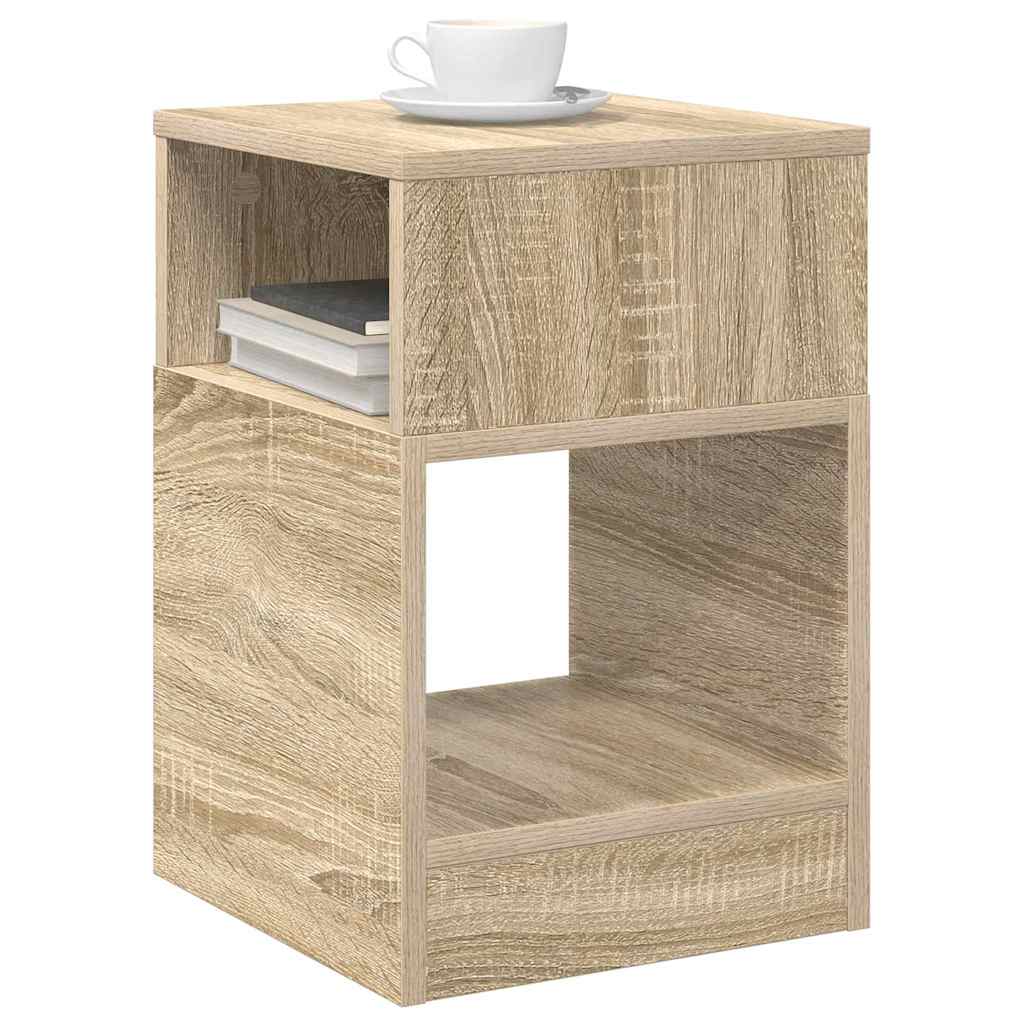 vidaXL End Table Δρύς Sonoma 30,5 x 30 x 45 εκ Επεξεργασμένο Ξύλο