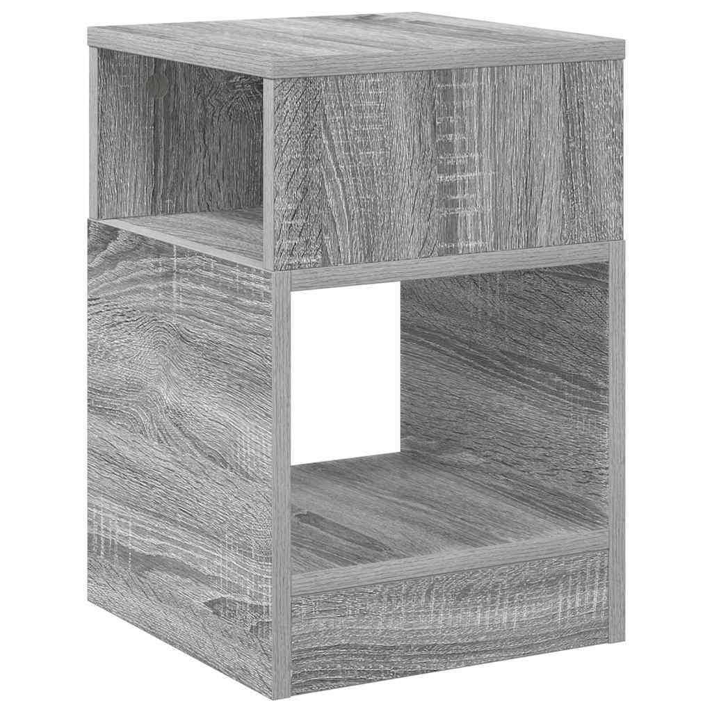 vidaXL End Table Γκρι Sonoma 30,5 x 30 x 45 εκ Επεξεργασμένο Ξύλο