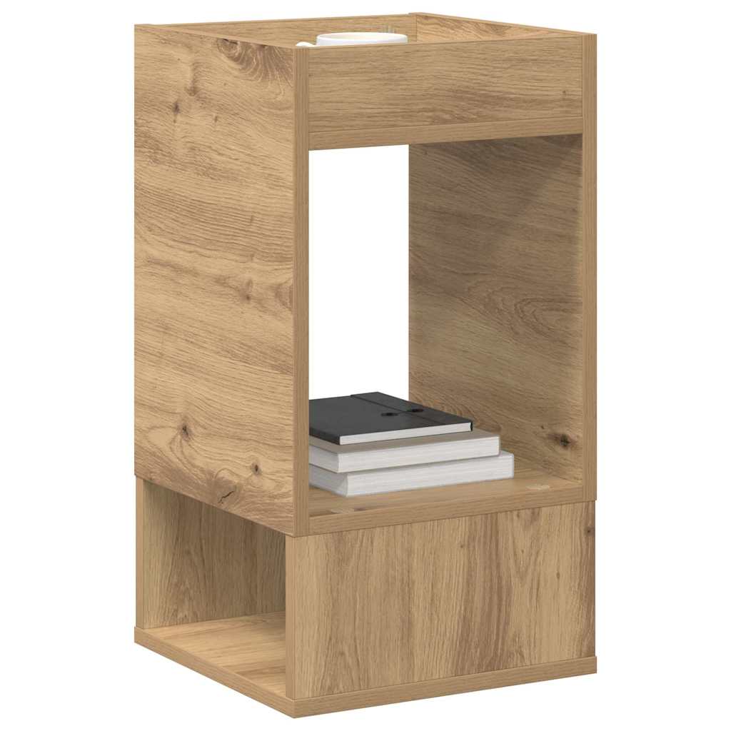 vidaXL End Table Artisan Oak 30 x 30 x 56 εκ. Επεξεργασμένο Ξύλο