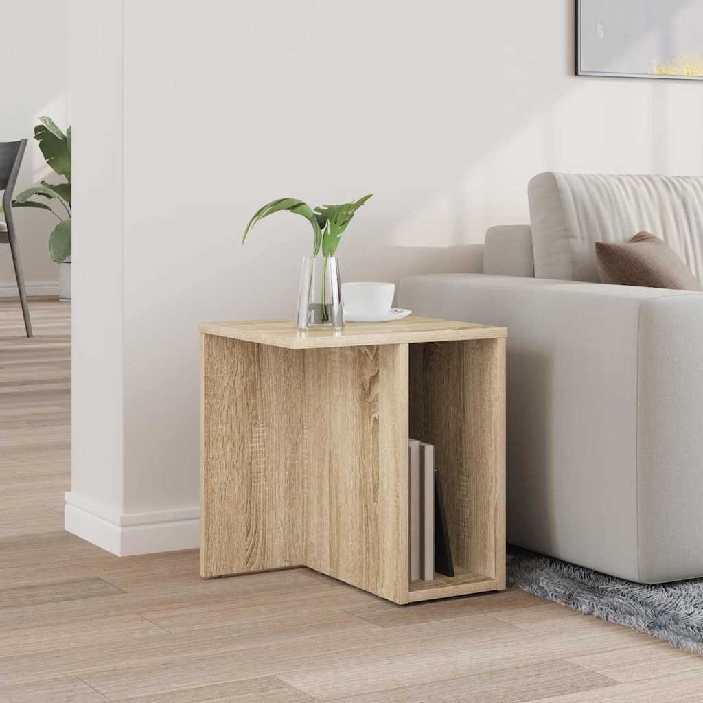 vidaXL End Table Δρύς Sonoma 37 x 32 x 40 εκ Επεξεργασμένο Ξύλο