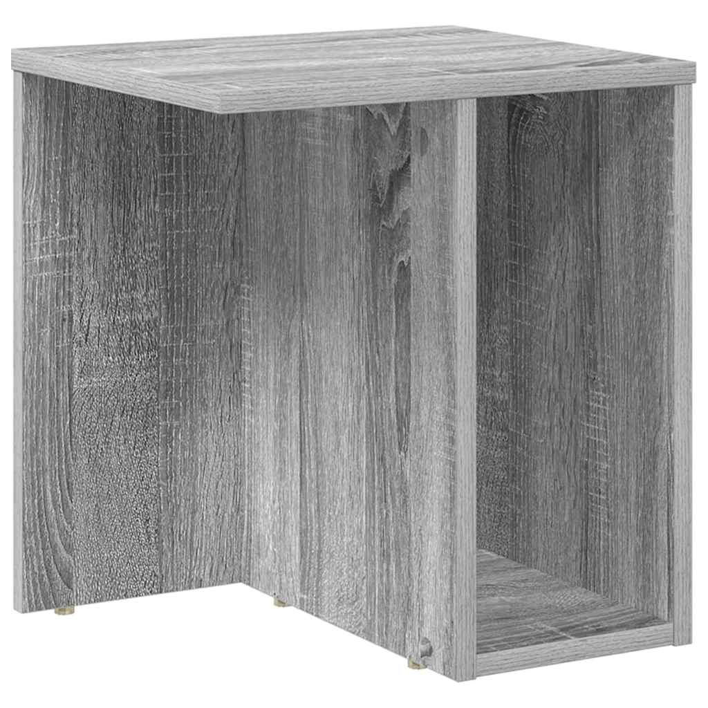 vidaXL End Table Γκρι Sonoma 37 x 32 x 40 εκ Επεξεργασμένο Ξύλο