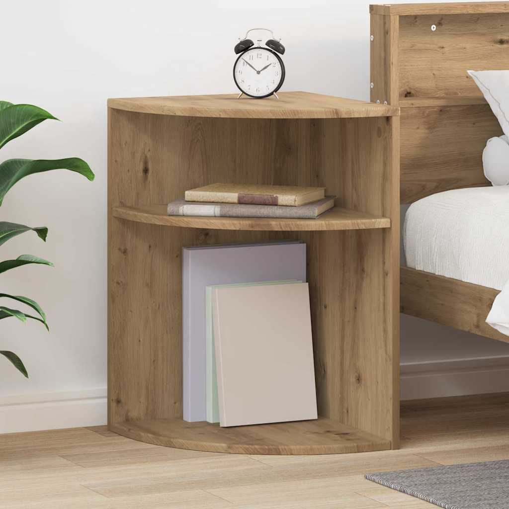 vidaXL End Table 39,5 x 39,5 x 60 cm Επεξεργασμένο Ξύλο Artisan Oak