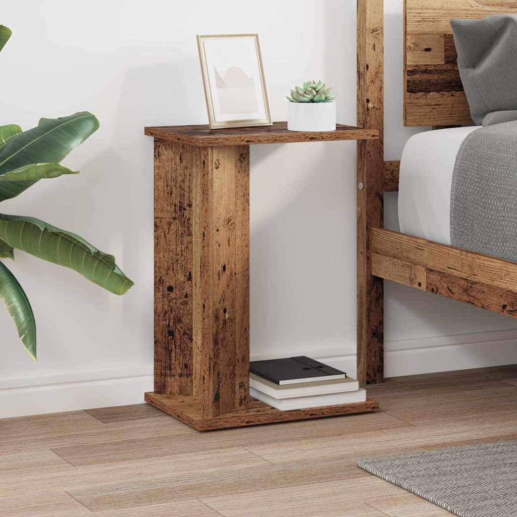 vidaXL End Table Παλιό ξύλο 35 x 25 x 50 εκ Επεξεργασμένο Ξύλο