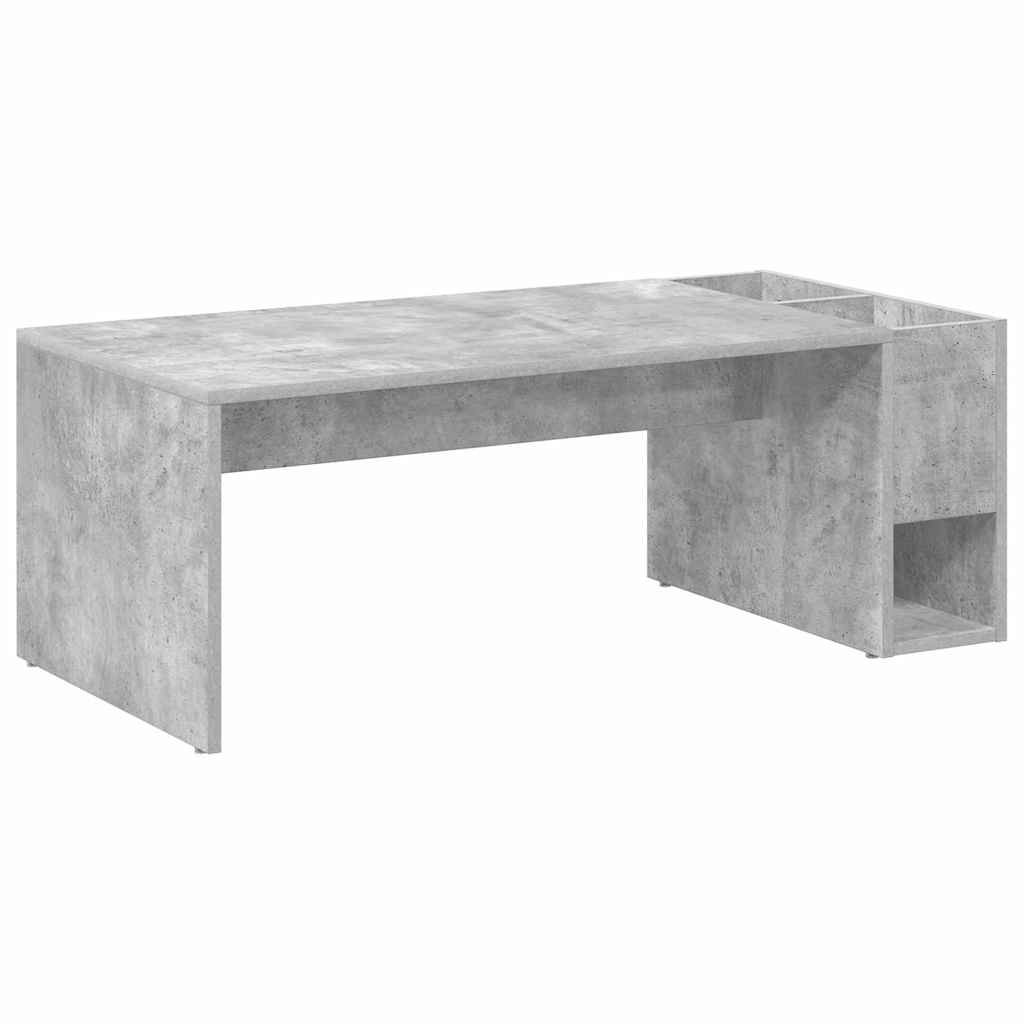 vidaXL Τραπεζάκι σαλονιού Σκυρόδεμα Γκρι 101,5 x 50 x 37 εκ.