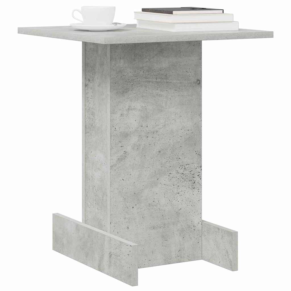 vidaXL End Table Σκυρόδεμα Γκρι 44,5 x 45 x 55 εκ Επεξεργασμένο Ξύλο