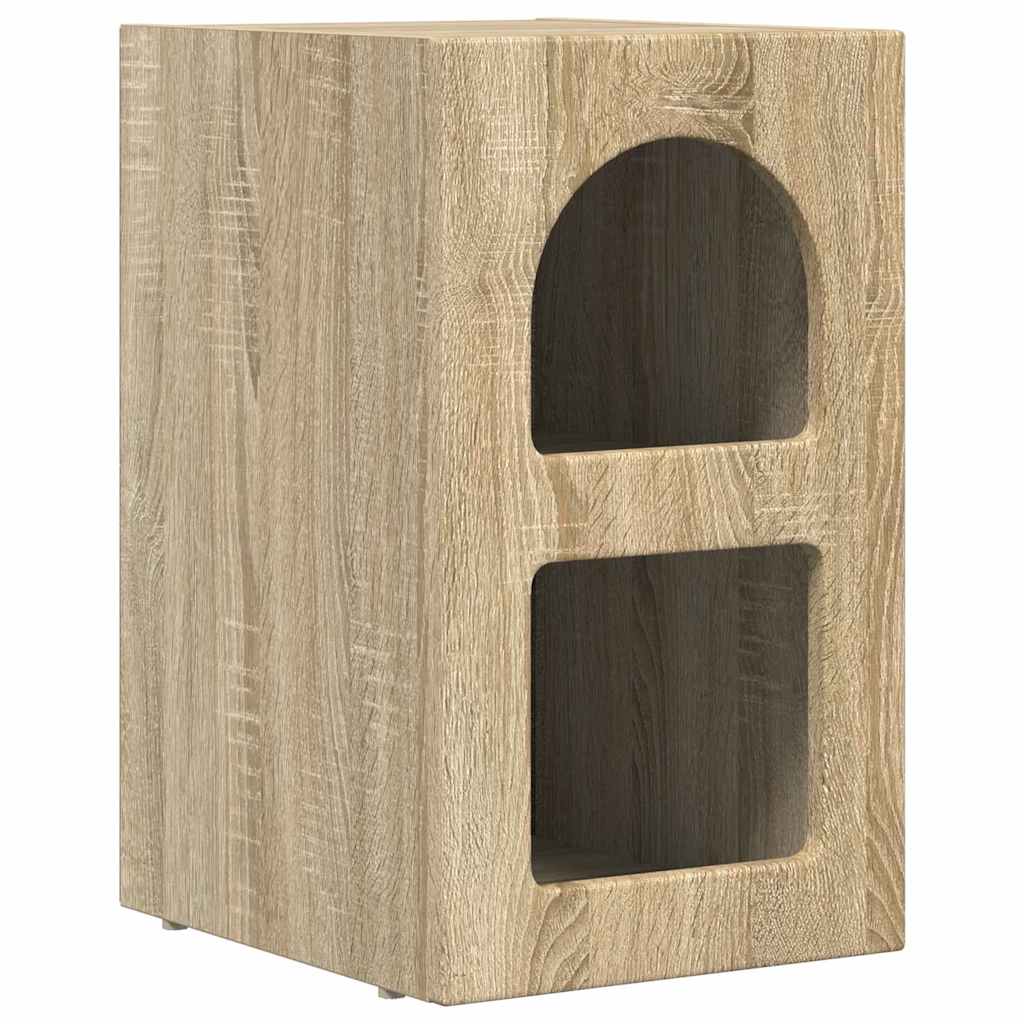 vidaXL Κομοδίνο ELST Δρύς Sonoma 29,5 x 33,5 x 50 εκ