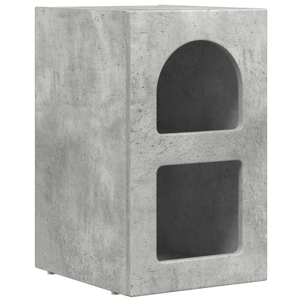 vidaXL Κομοδίνο ELST Σκυρόδεμα Γκρι 29,5 x 33,5 x 50 εκ