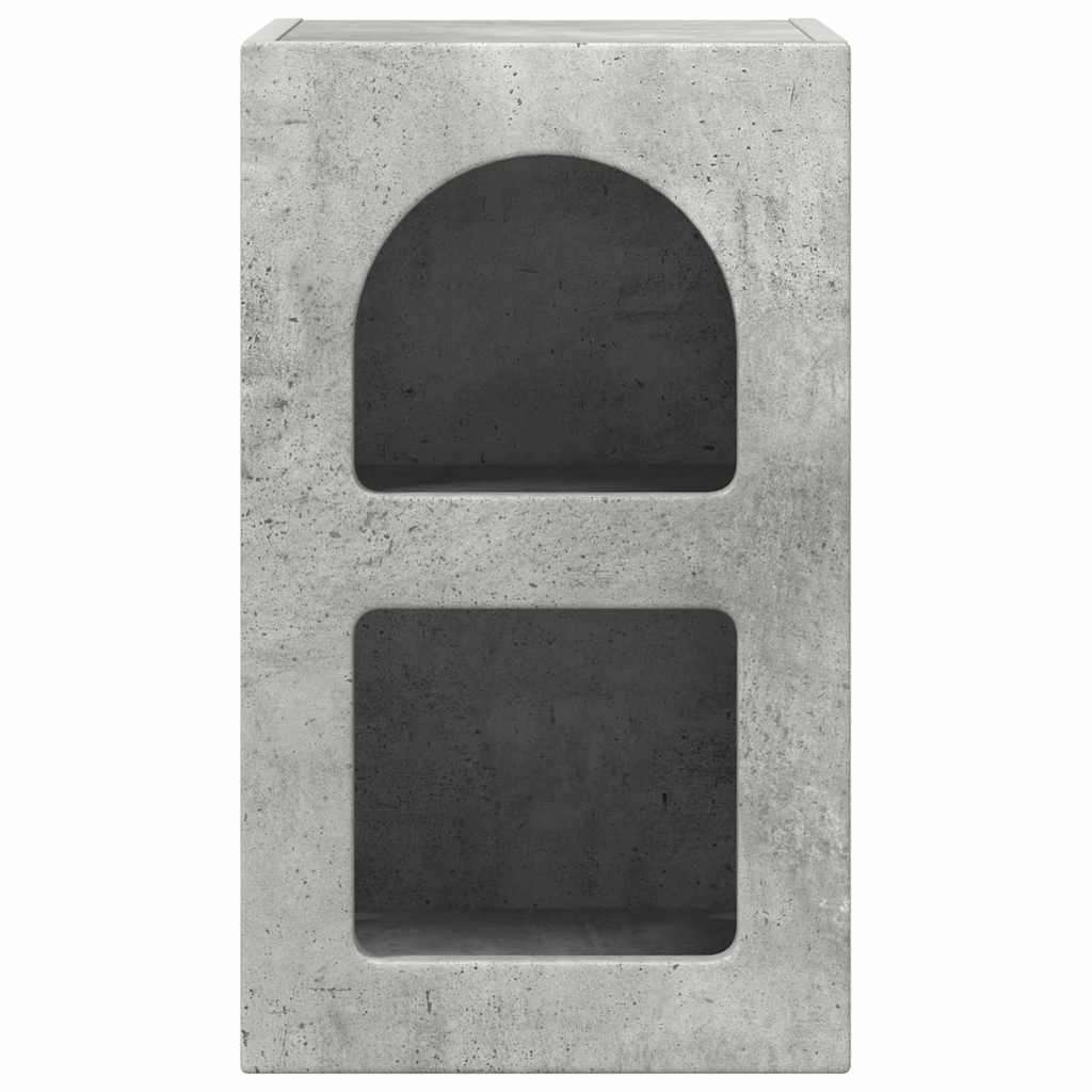 vidaXL Κομοδίνο ELST Σκυρόδεμα Γκρι 29,5 x 33,5 x 50 εκ