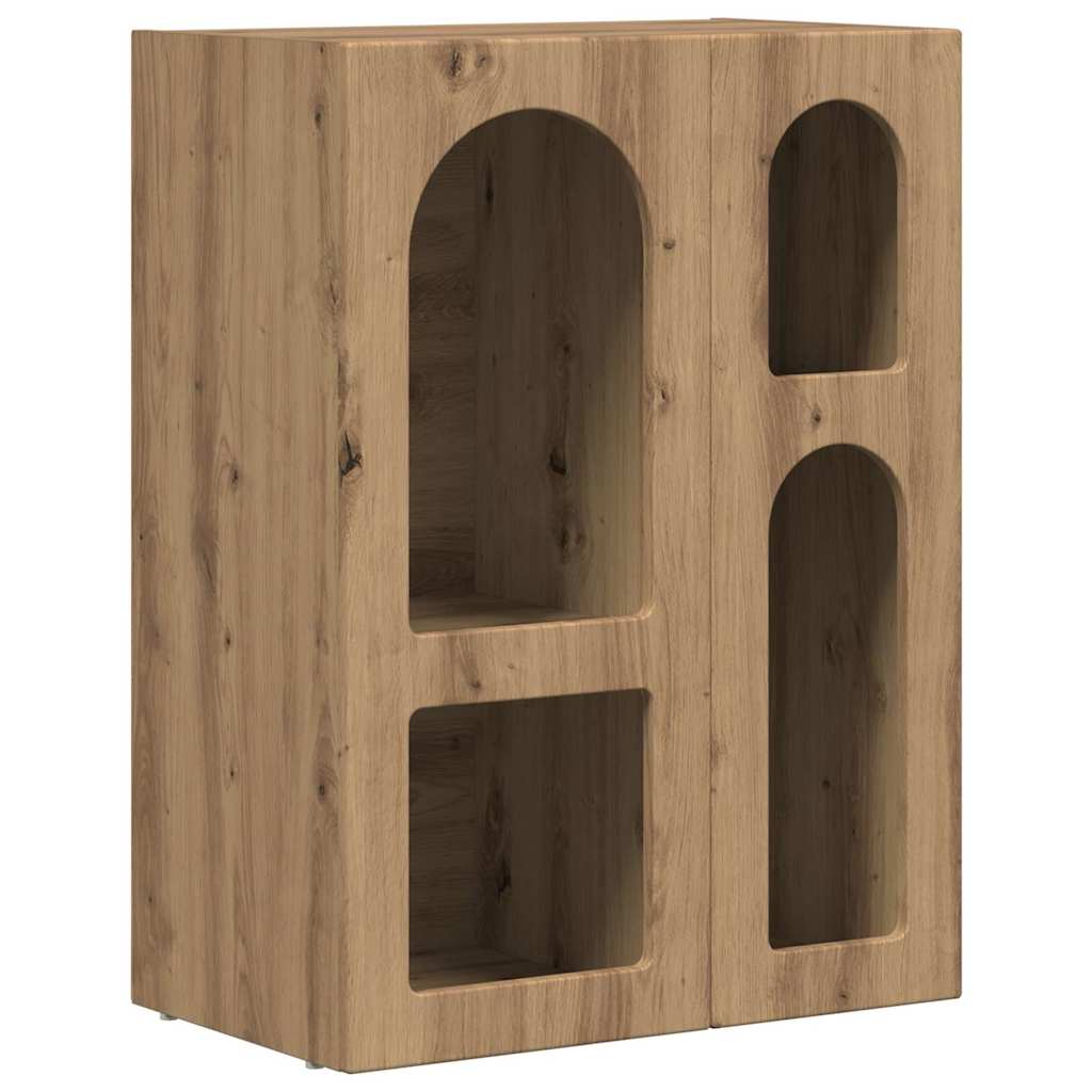vidaXL Πλαϊνό γραφείο Artisan Oak 59 x 35 x 80.5 εκ.