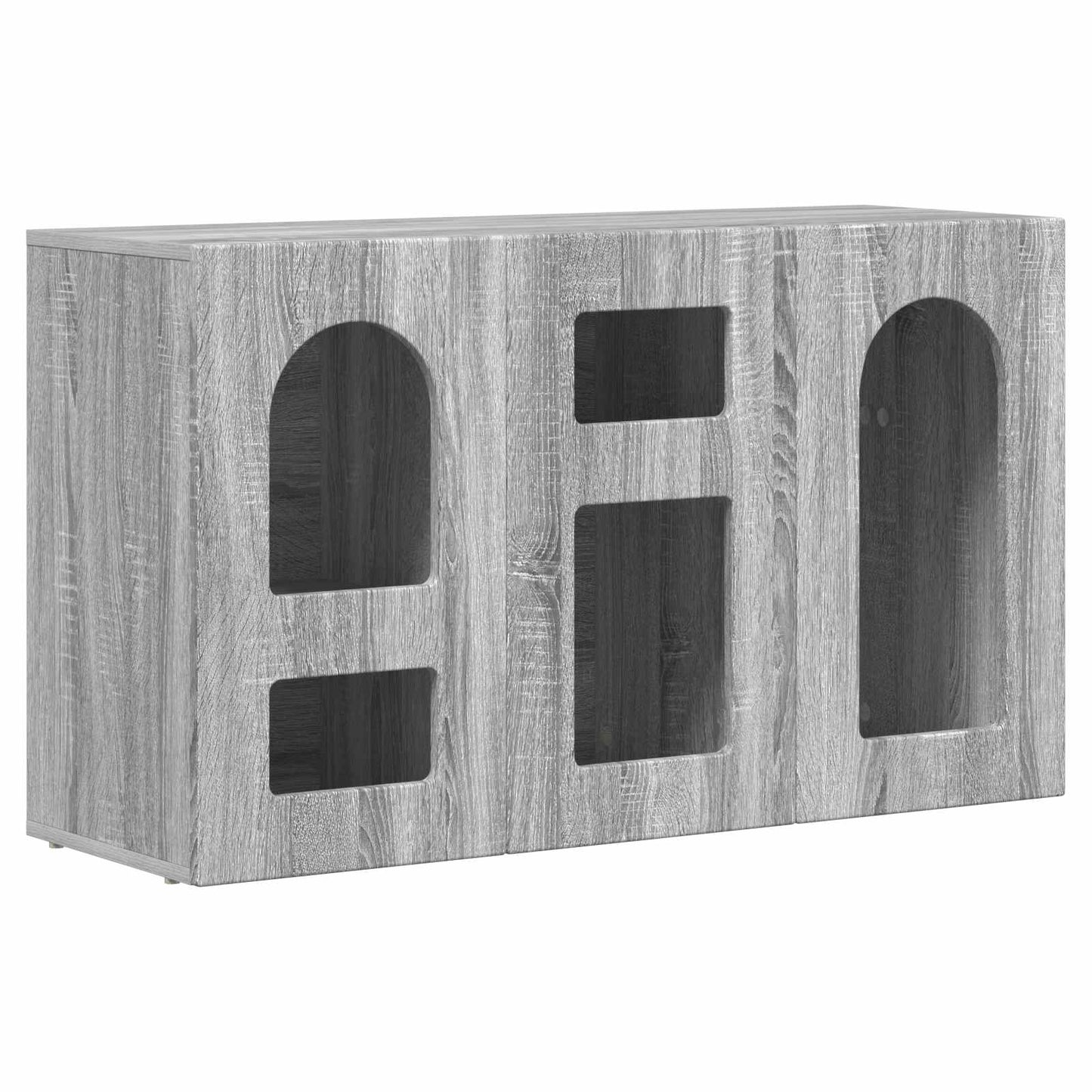 vidaXL Πλαϊνό γραφείο ELST Γκρι Sonoma 100 x 35 x 59 εκ