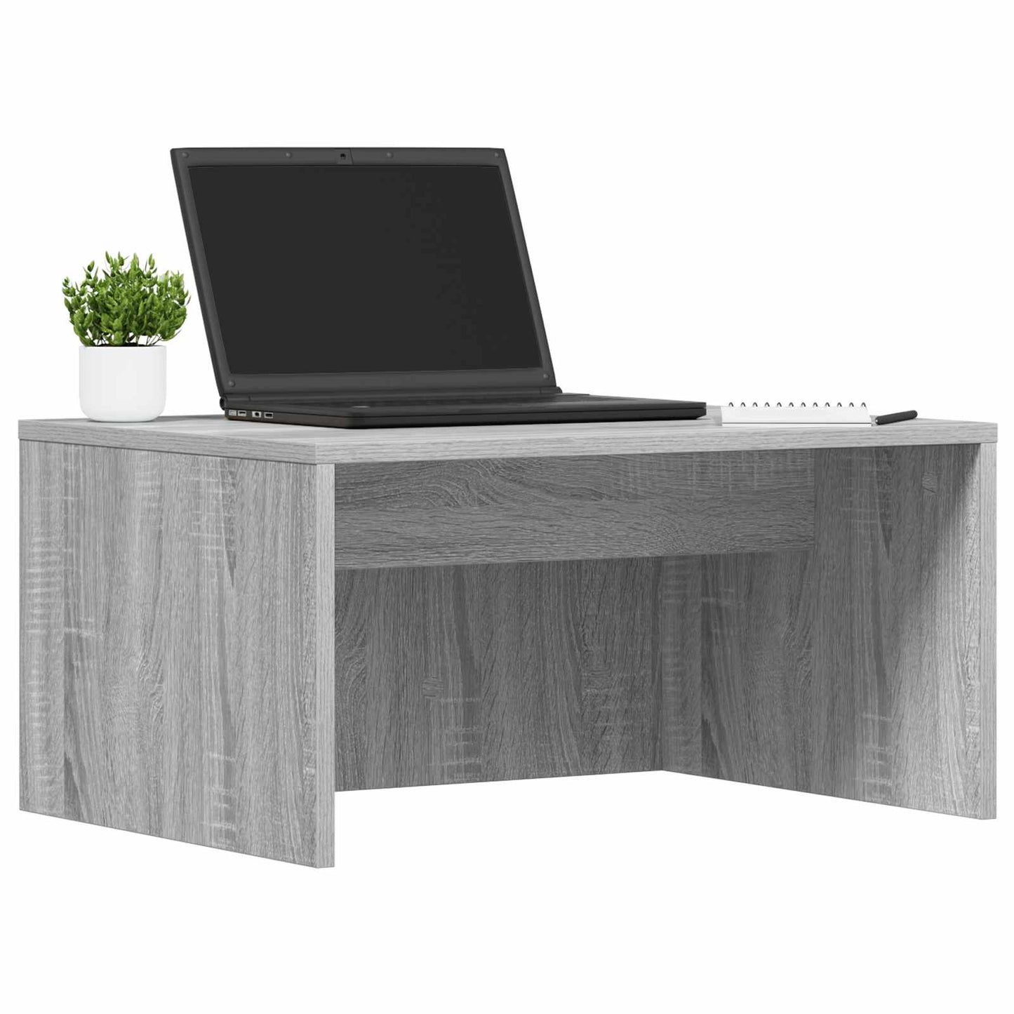 vidaXL Επιτοίχιο γραφείο Γκρι Sonoma 60 x 45 x 30 cm