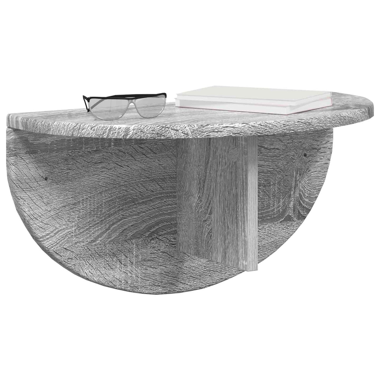 vidaXL Ράφι Τοίχου 2 τμχ. Γκρίζο Σονομα 48 x 24 x 24 εκ