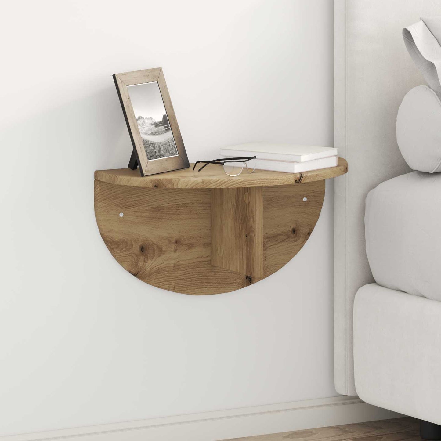 vidaXL Ράφι Τοίχου Επιτοίχιο Artisan Oak 48 x 24 x 24 εκ