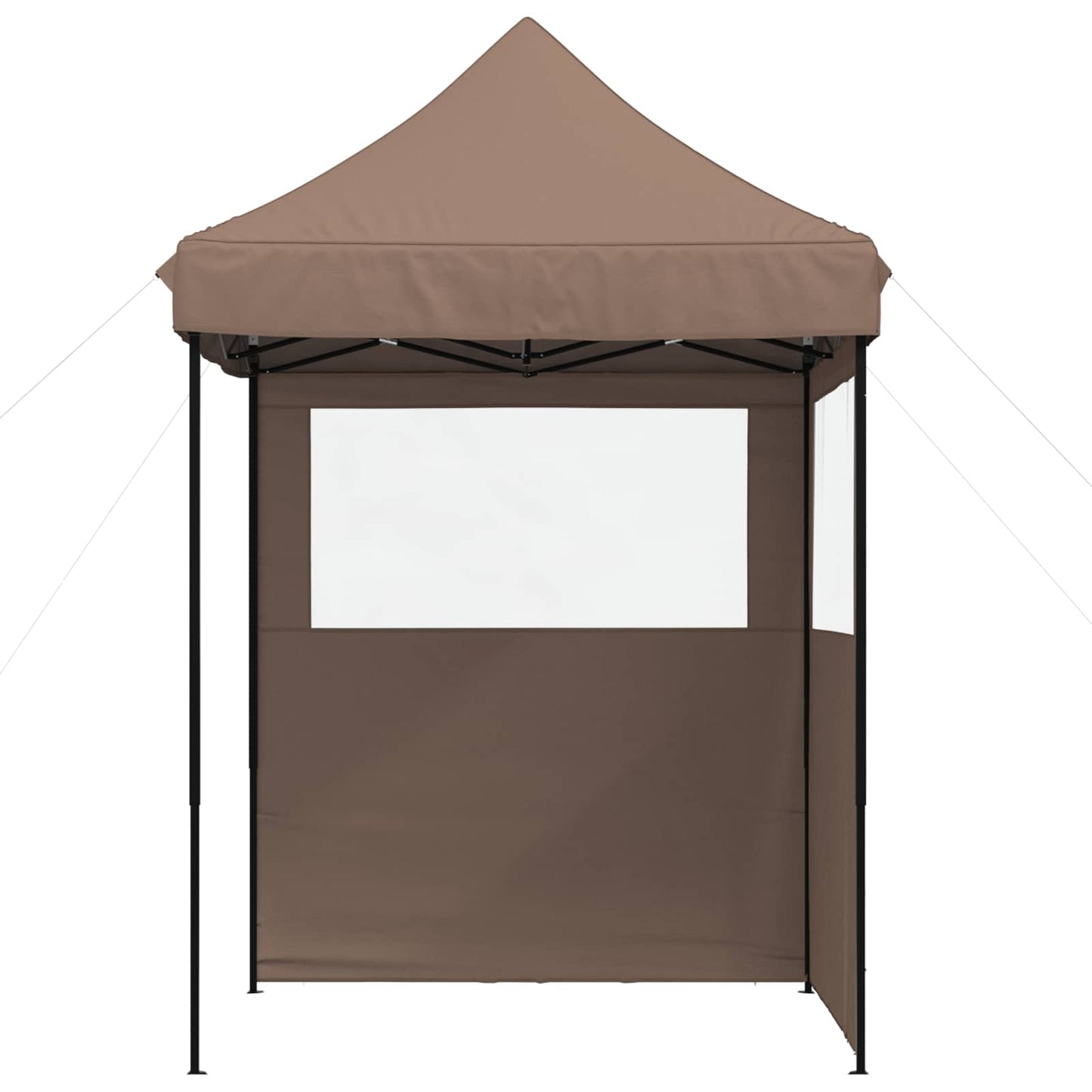 vidaXL Σκηνή Πάρτυ 200 x 200 x 306 εκ. Καφέ Ύφασμα Όξφορντ