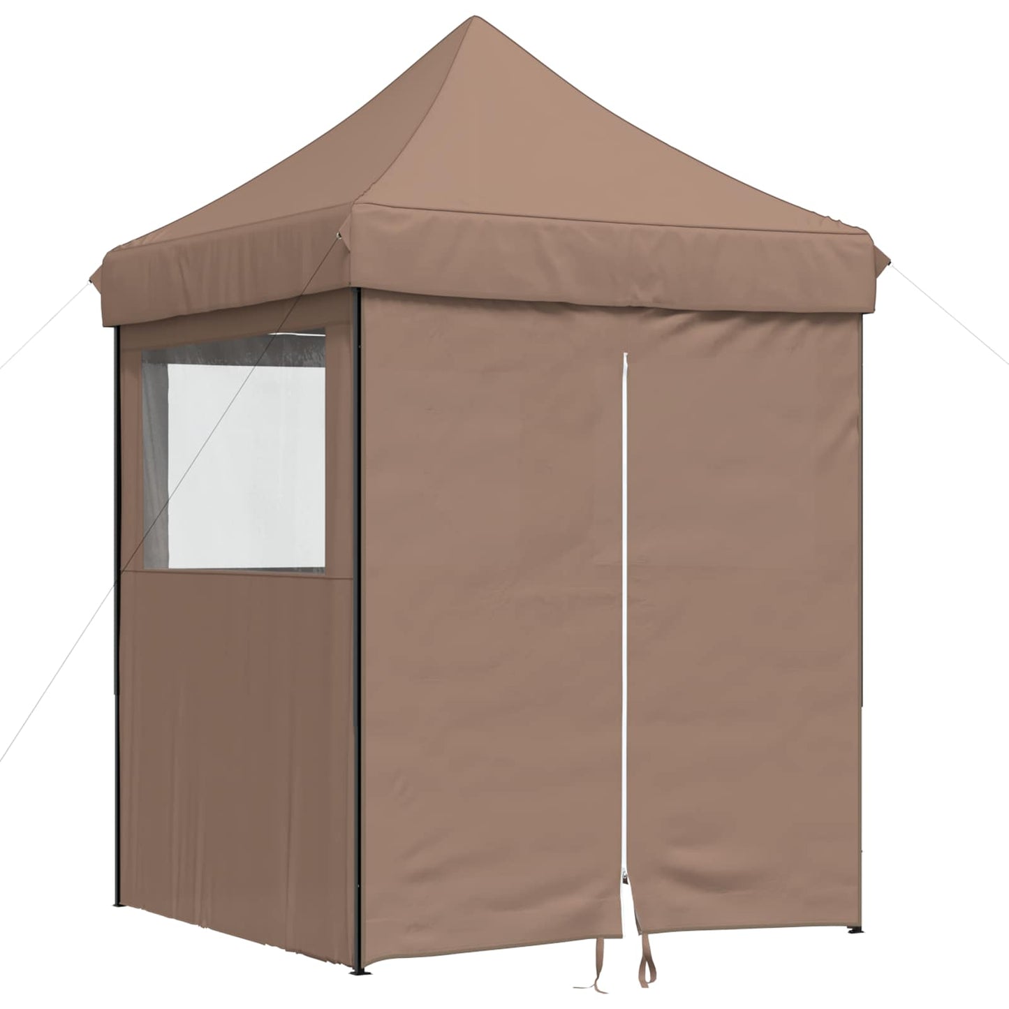 vidaXL Σκηνή Πάρτυ 200 x 200 x 306 εκ. Καφέ Ύφασμα Όξφορντ