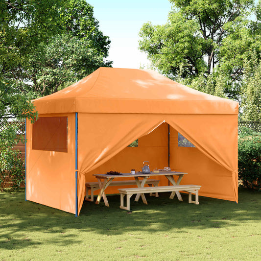 vidaXL Σκηνή Πάρτυ 279 x 410 x 315 εκ. Πορτοκαλί Ύφασμα Όξφορντ