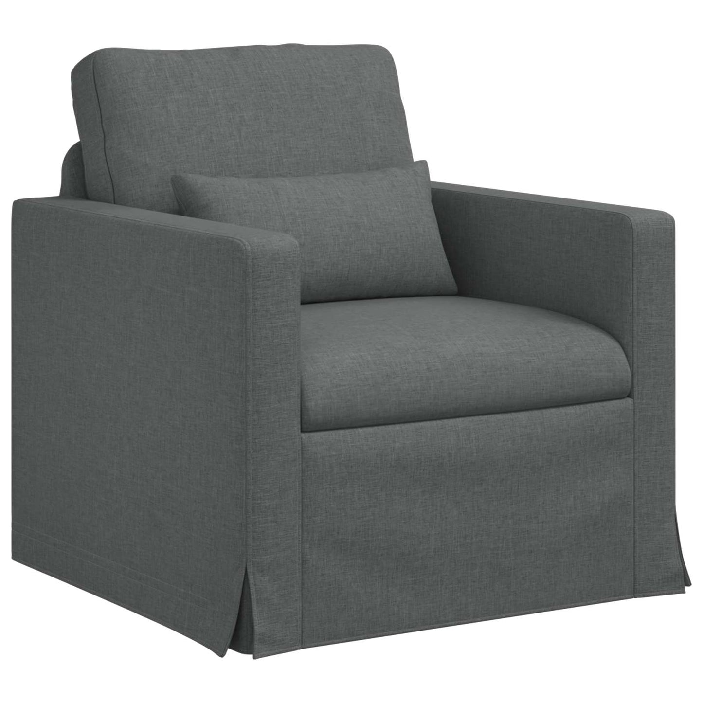 vidaXL Σετ Καναπέ 2 pcs Σκούρο Γκρι 139 x 78 x 80 εκ ύφασμα