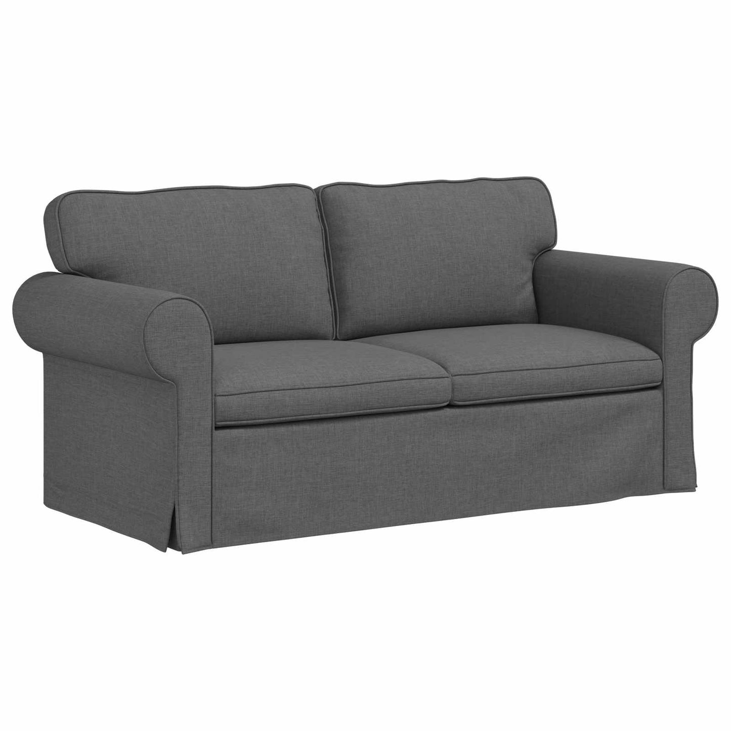 vidaXL Καναπές Σκούρο Γκρι 175 x 82 x 80 εκ ύφασμα