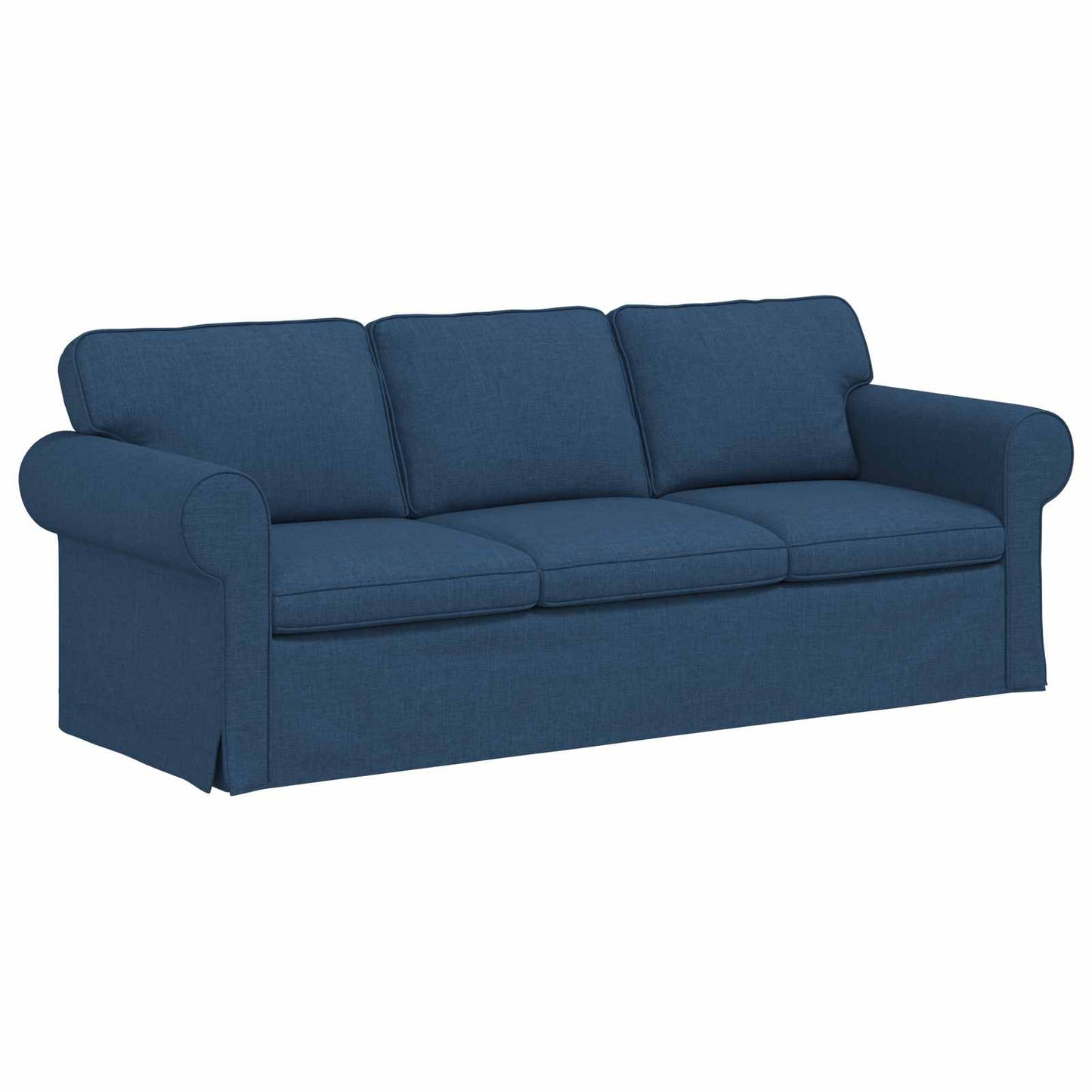 vidaXL Καναπές Μπλε 215 x 82 x 80 εκ ύφασμα