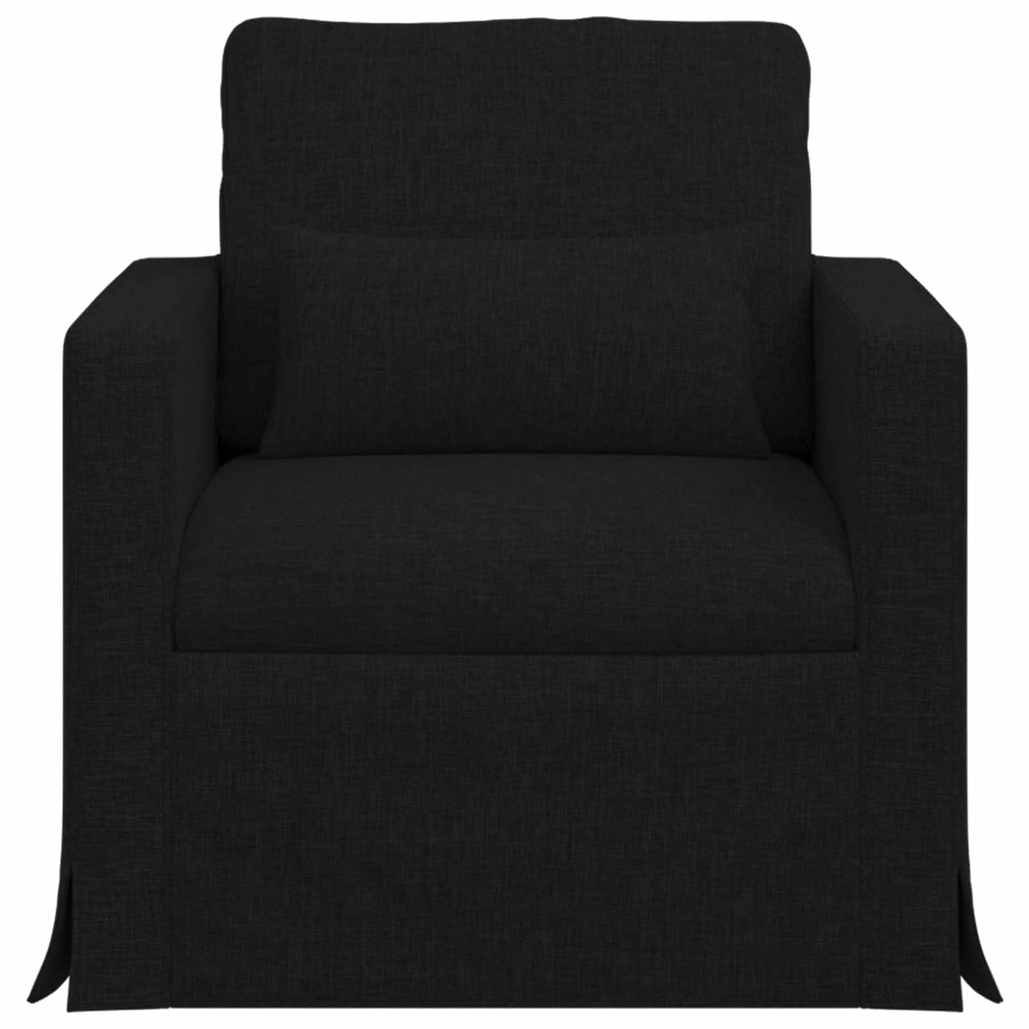 vidaXL Καναπές Μαύρο 78 x 77 x 80 cm ύφασμα