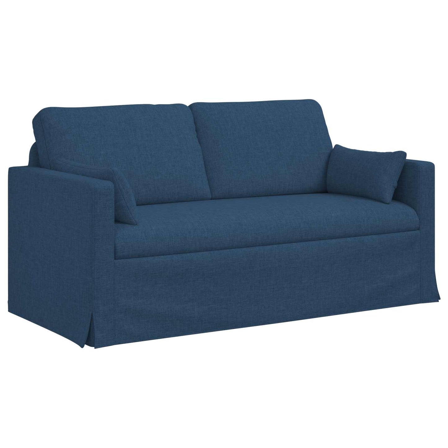 vidaXL Καναπές 2-θέσιο Μπλε 158 x 78 x 80 cm ύφασμα