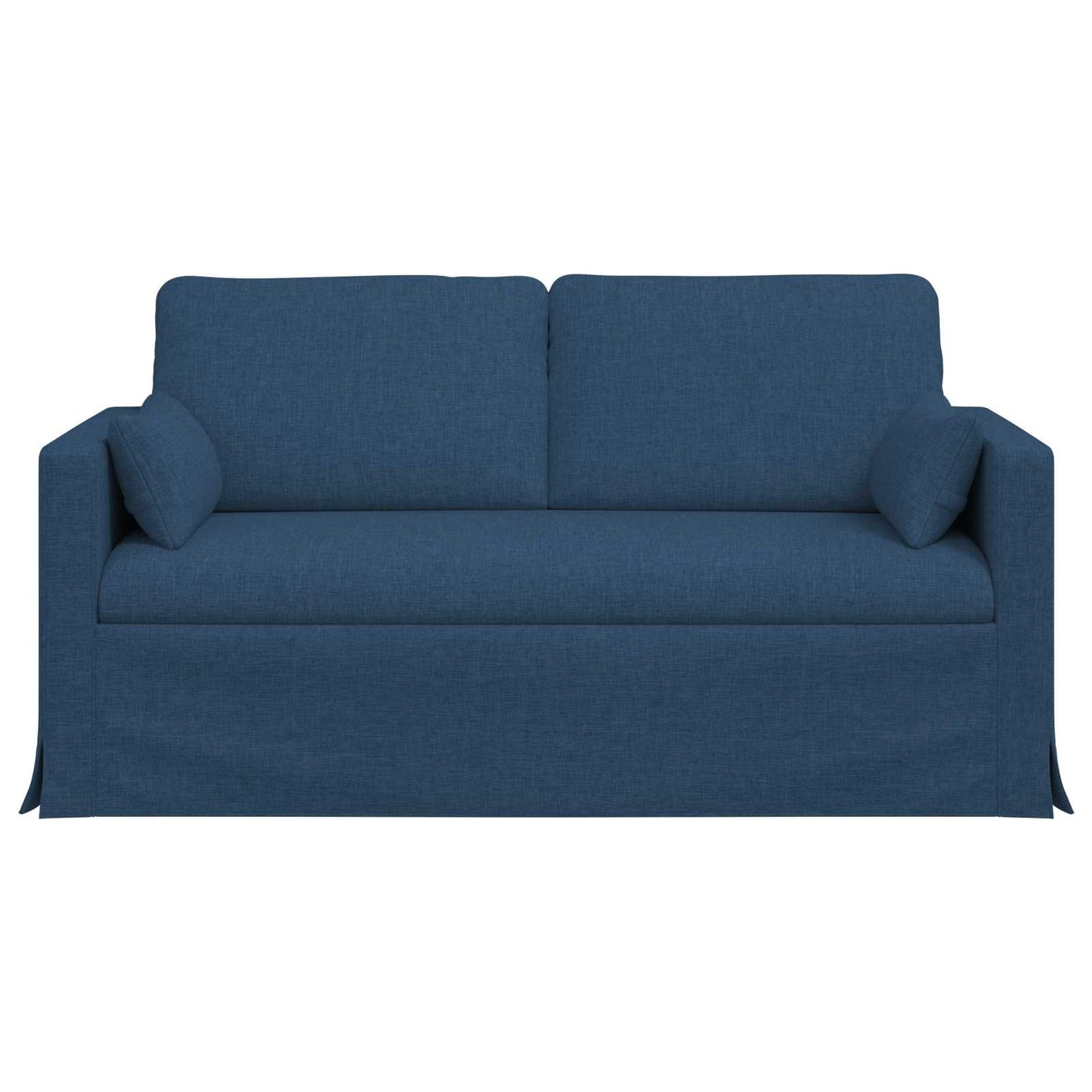 vidaXL Καναπές 2-θέσιο Μπλε 158 x 78 x 80 cm ύφασμα