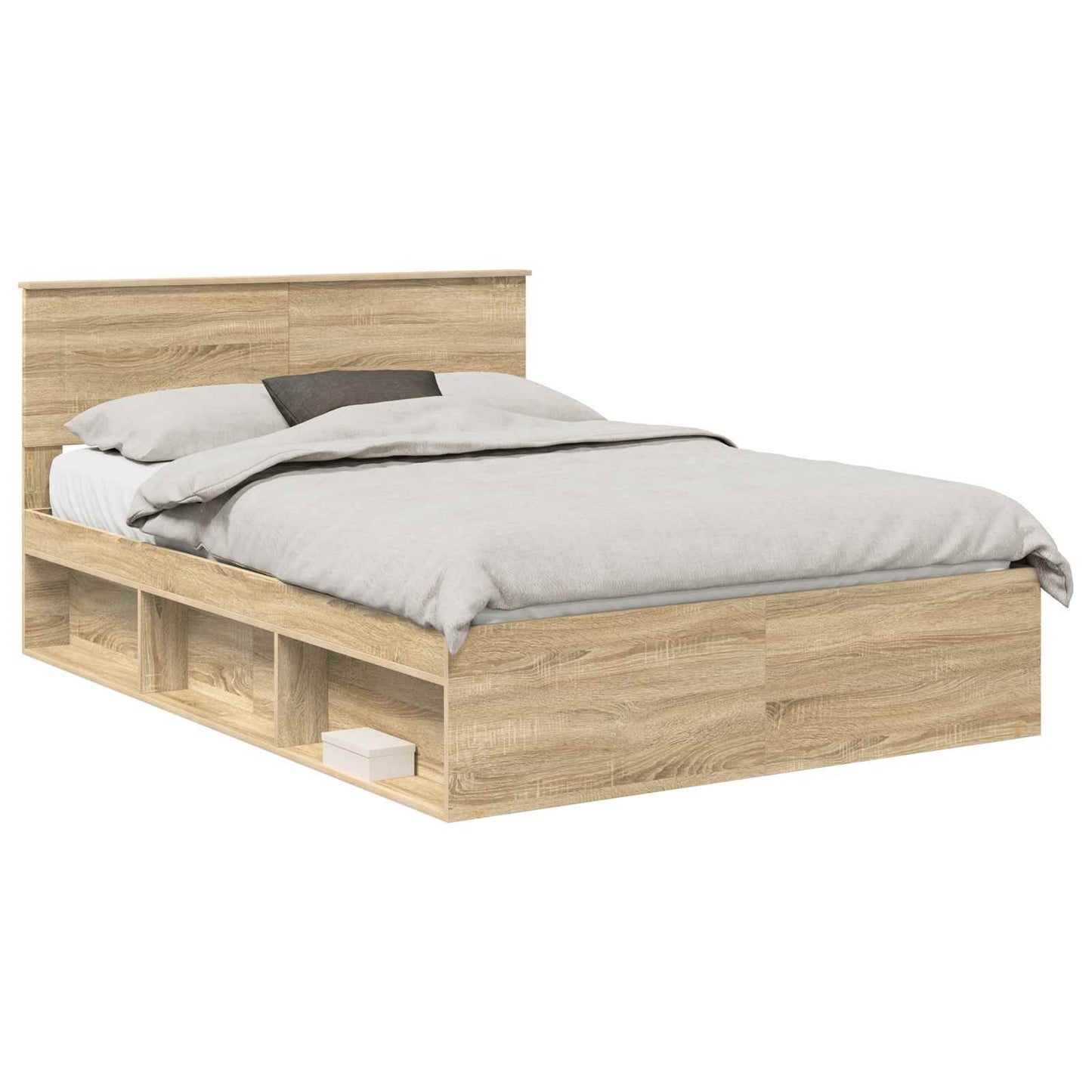 vidaXL Σκελετός Κρεβατιού Σονόμα 140 x 200 cm Επεξεργασμένο ξύλο