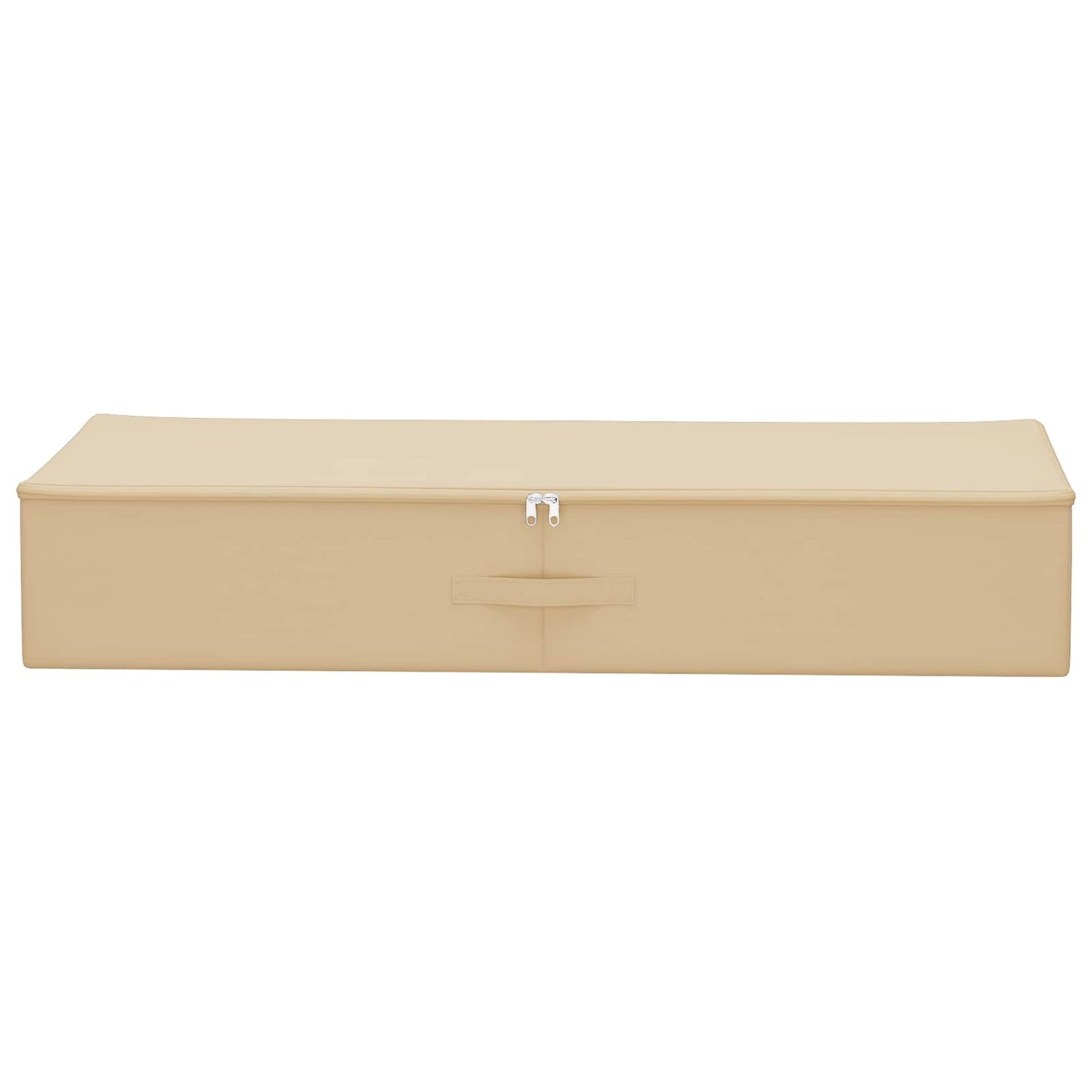 vidaXL Κουτί αποθήκευσης 2 pcs Κρεμ 90 x 48 x 15 εκ. Ύφασμα