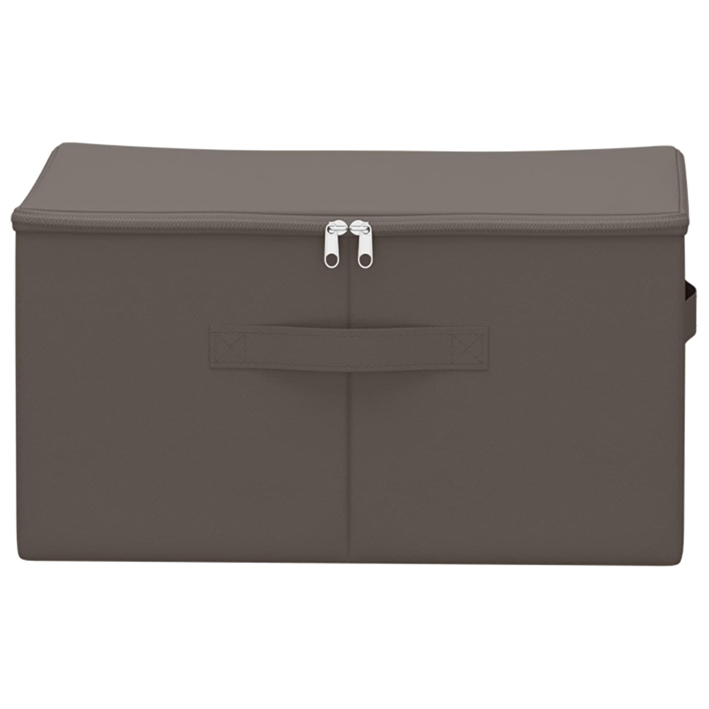 vidaXL Κουτί αποθήκευσης Γκρι 43 x 34 x 23 εκ. Ύφασμα