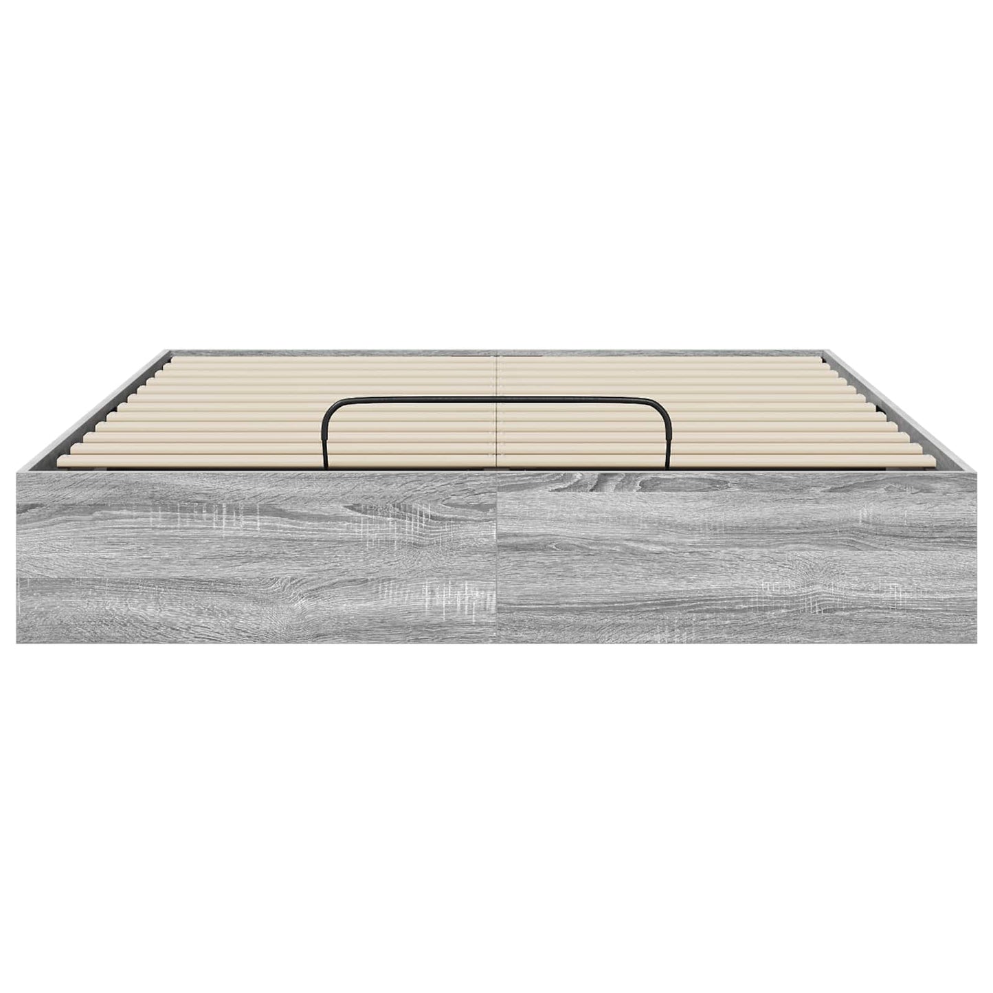 vidaXL Κρεβάτι Οθωμανικού Τύπου Γκρι Sonoma 140 x 200 cm