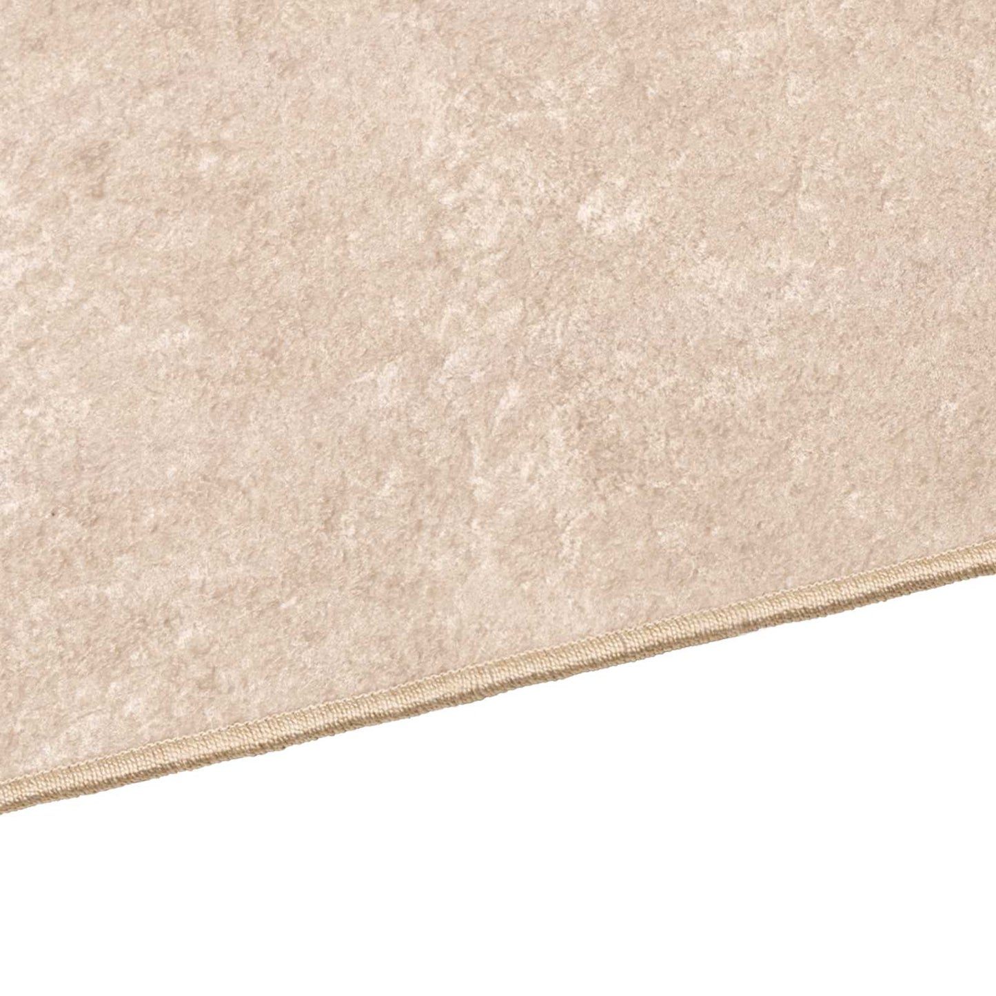 vidaXL Χαλί Runner MARSA Κρεμ 80 x 100 cm Πολυέστερ και PVC