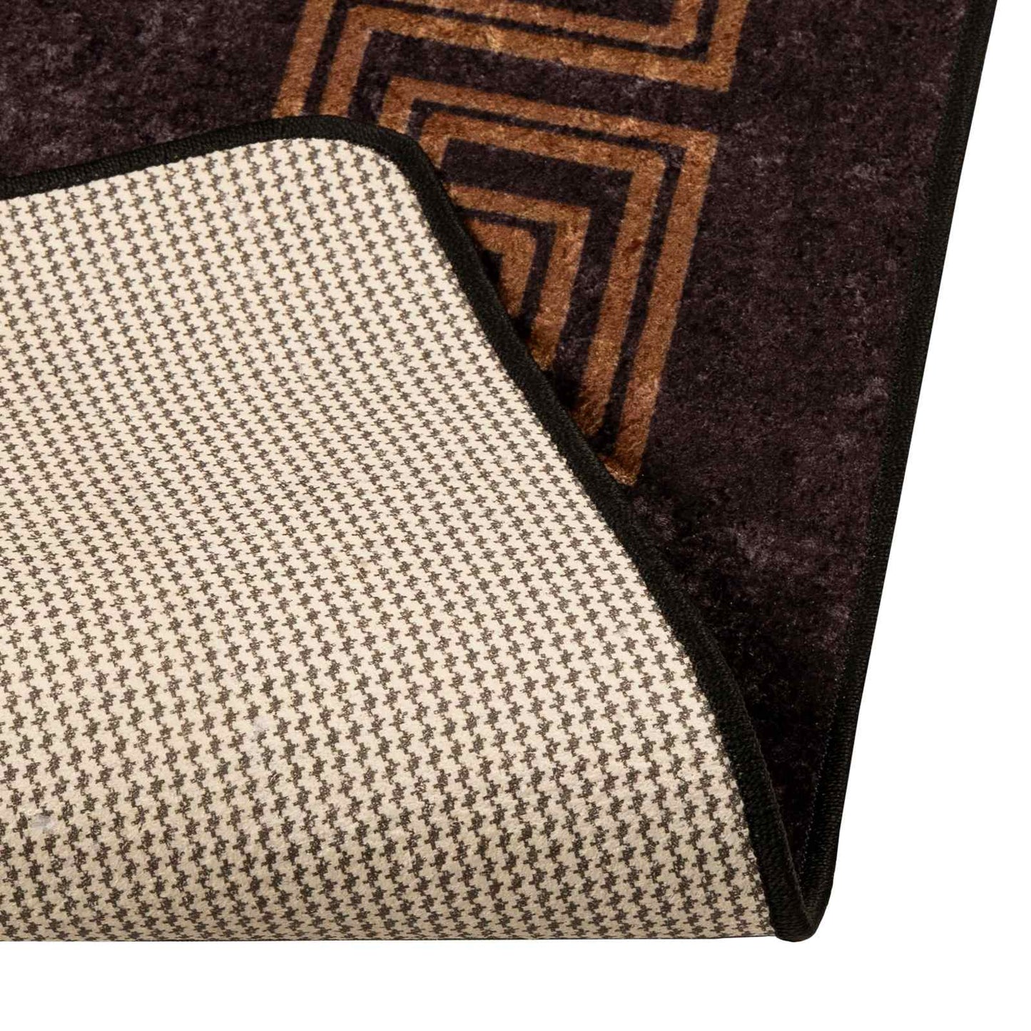 vidaXL Χαλί Runner MARSA Μαύρο 50 x 150 cm Πολυέστερ και PVC