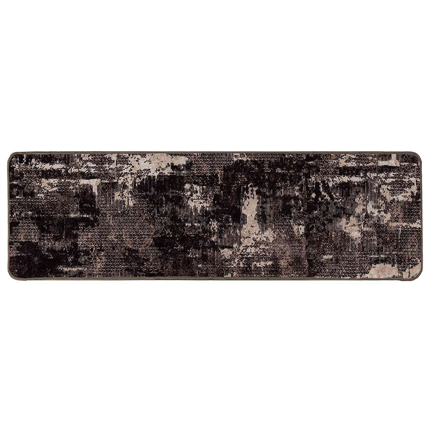 vidaXL Χαλί Runner MARSA Μαύρο και Λευκό 100 x 300 cm