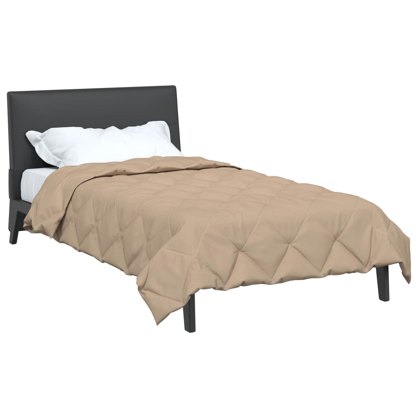 vidaXL Καλοκαιρινό Παπλωματοθήκη 220 x 140 cm Καλοκαίρι Taupe