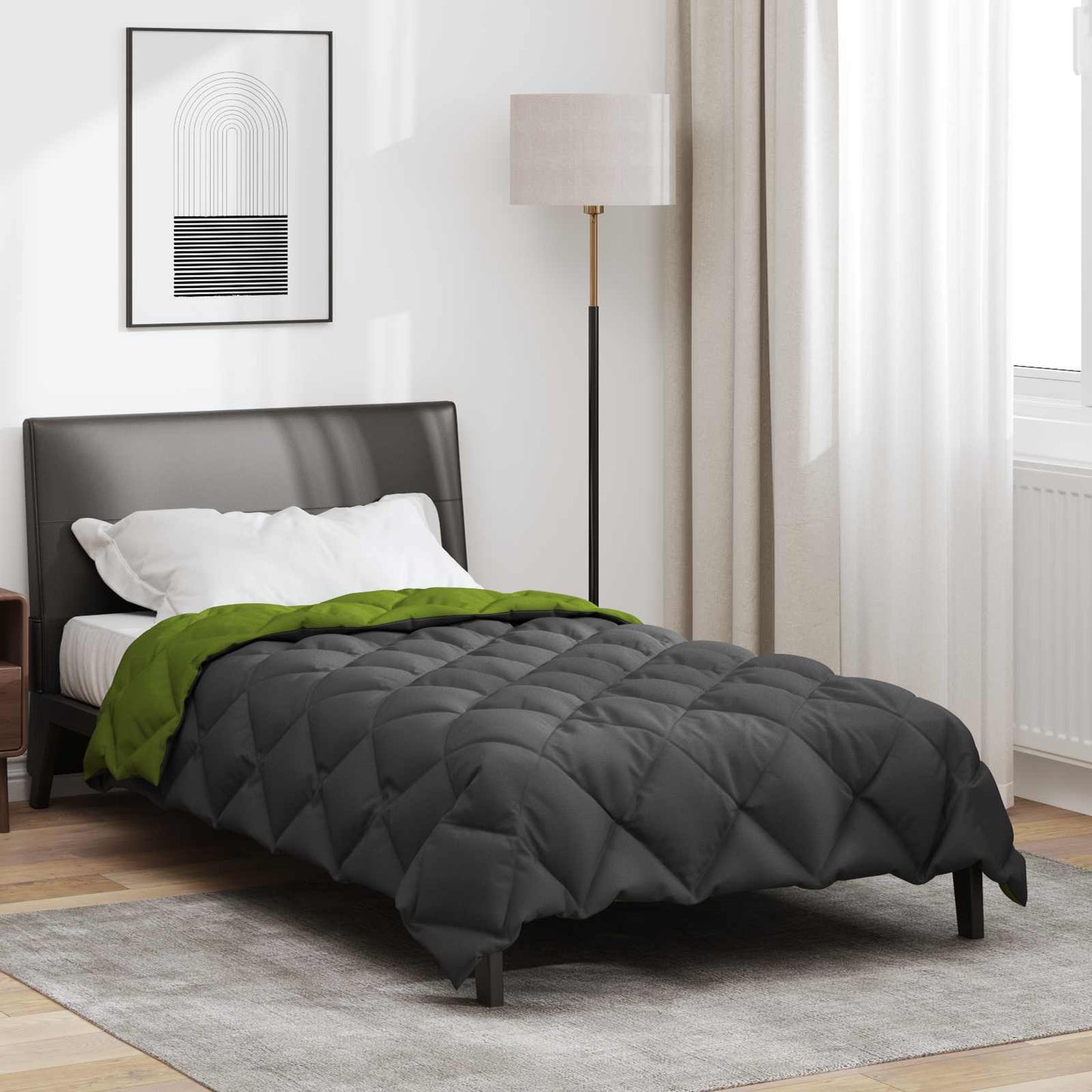vidaXL Χειμερινό Παπλωματοθήκη 135 x 220 εκ. 450 gsm