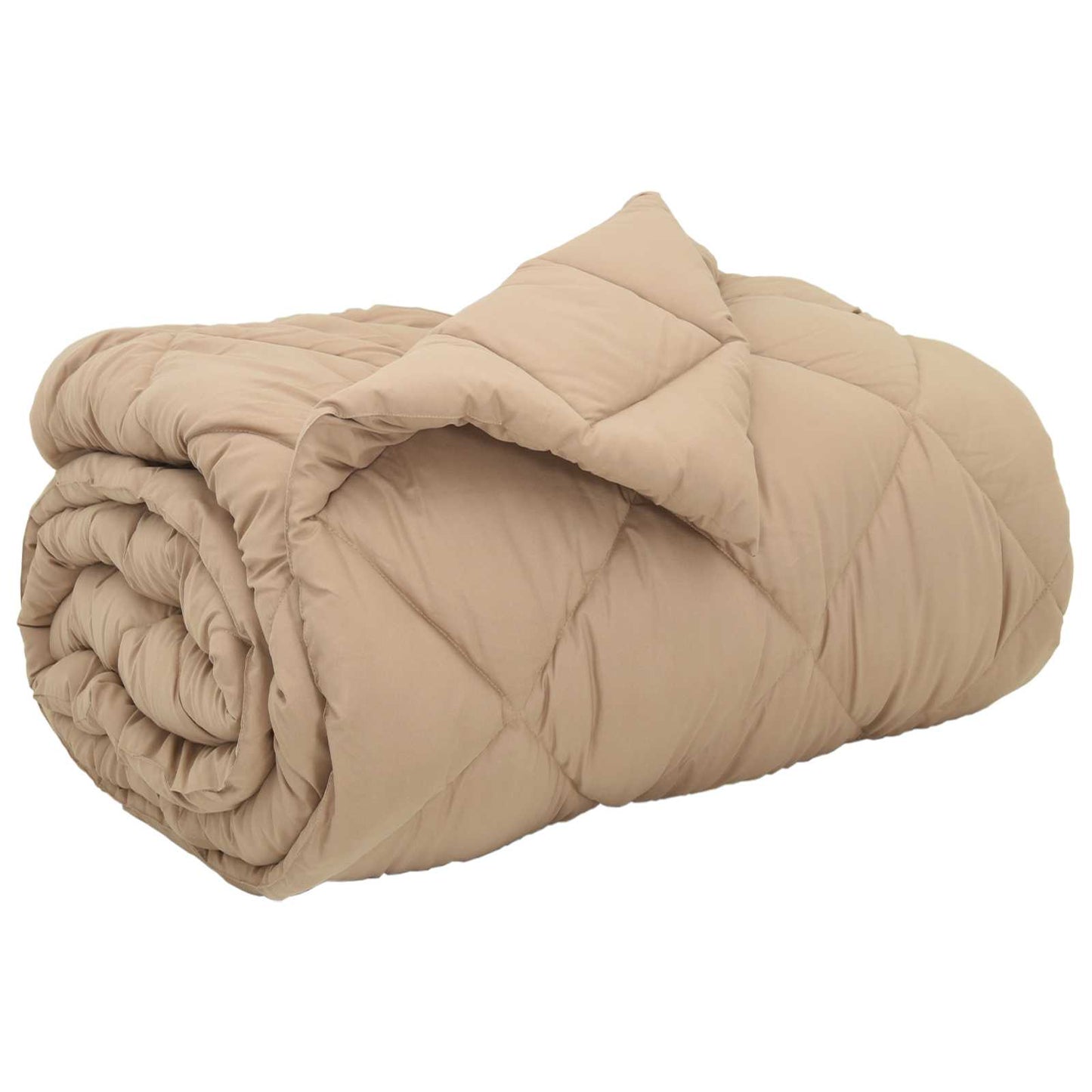vidaXL Χειμερινό Παπλωματοθήκη 155 x 200 εκ. 450 gsm Taupe