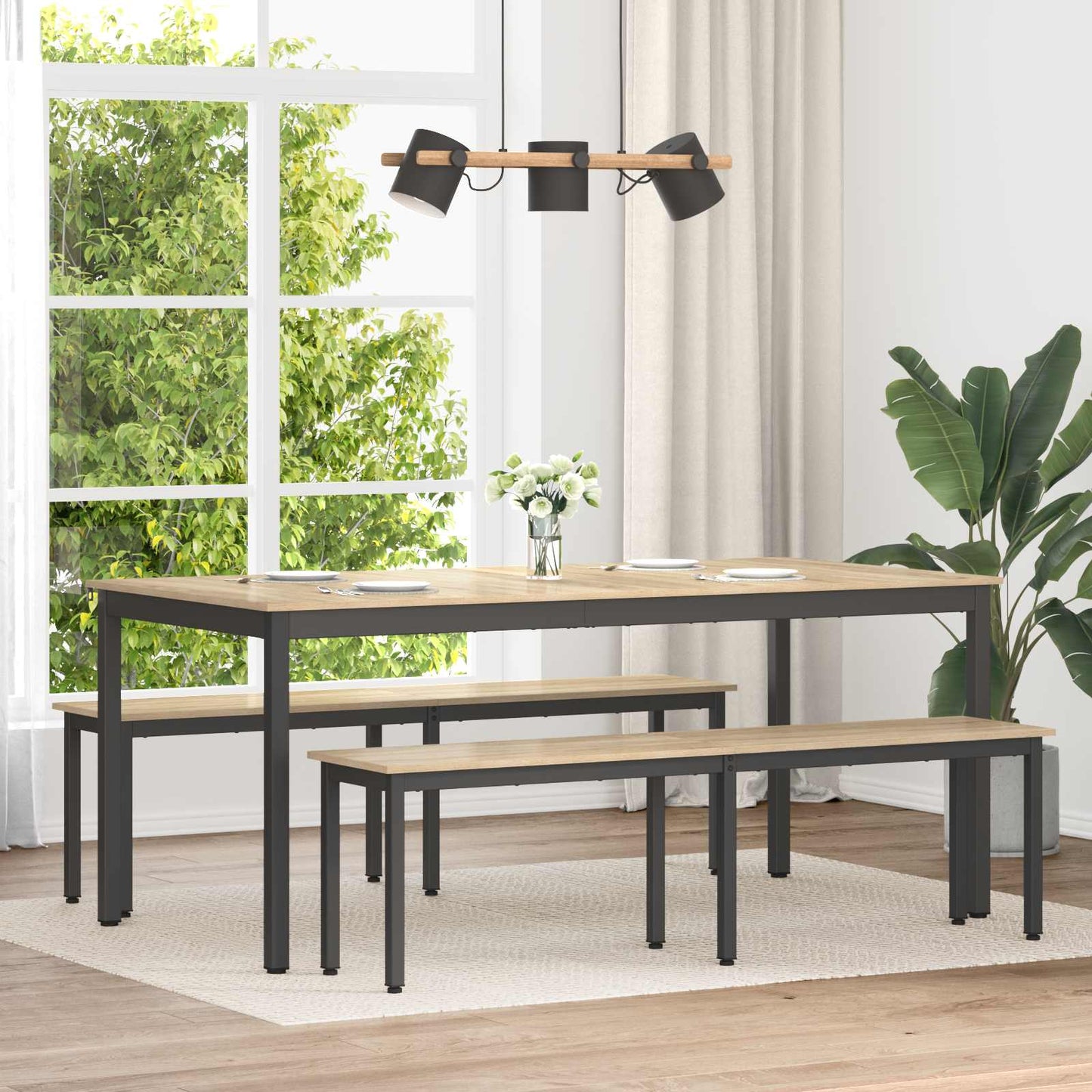 vidaXL παγκάκι Sonoma Δρυς 160 x 35 x 45 cm Επεξεργασμένο Ξύλο