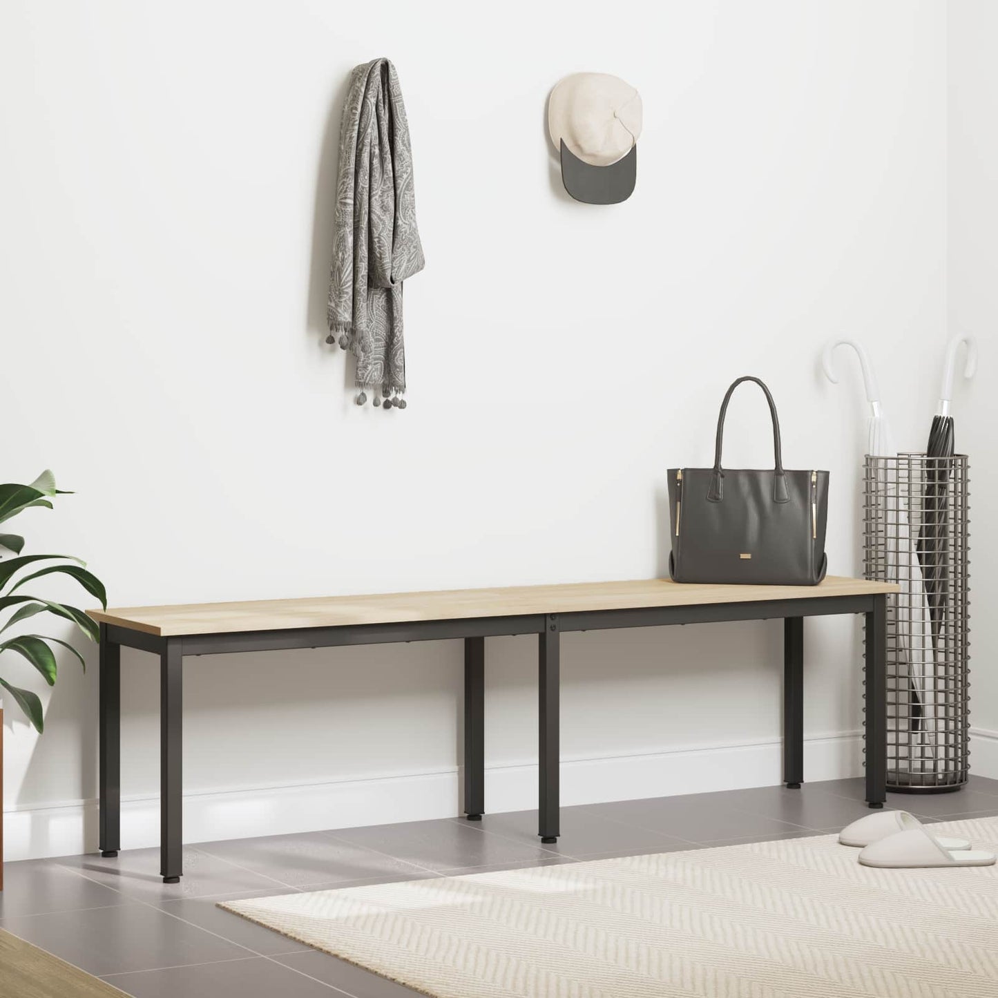 vidaXL παγκάκι Sonoma Δρυς 160 x 35 x 45 cm Επεξεργασμένο Ξύλο