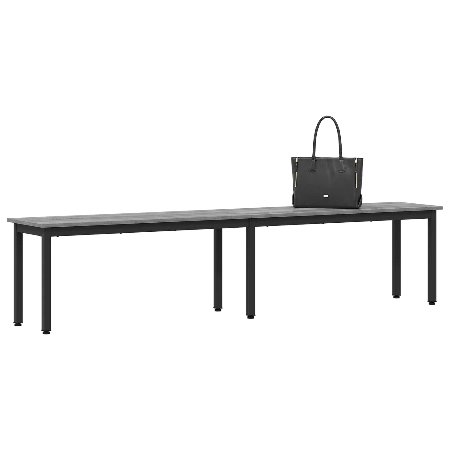 vidaXL παγκάκι Γκρίζο Σονομα 200 x 35 x 45 εκ Επεξεργασμένο Ξύλο