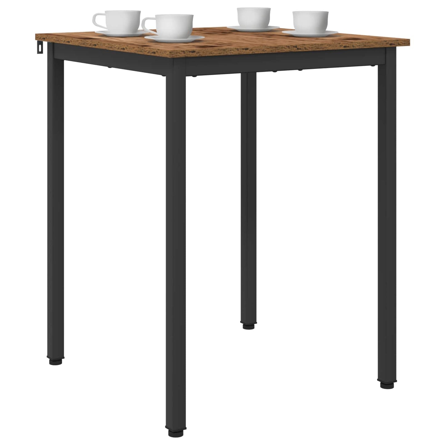 vidaXL Τραπεζαρίες 60 x 60 x 75 cm Επεξεργασμένο Ξύλο Παλαιωμένο ξύλο