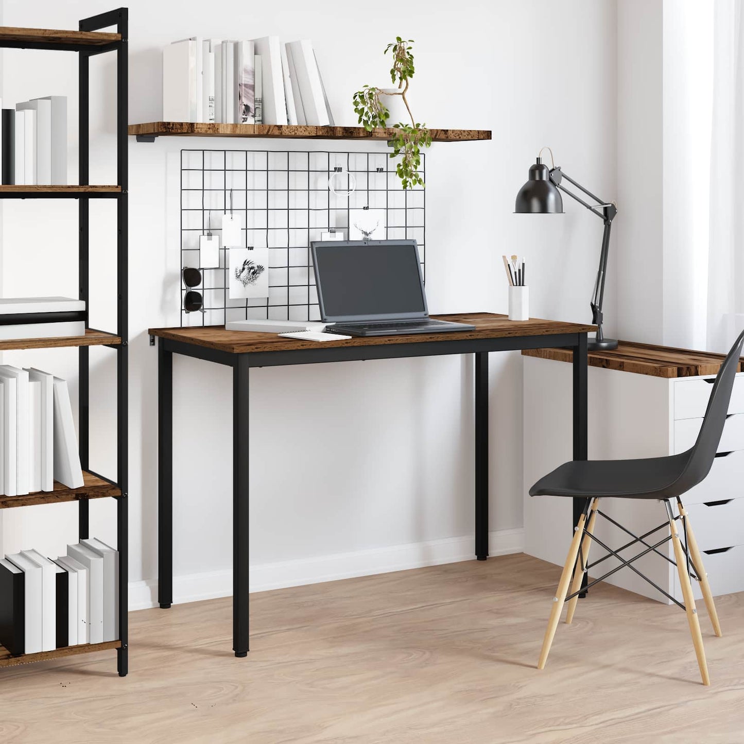 vidaXL Τραπεζαρίες 110 x 55 x 75 cm Επεξεργασμένο Ξύλο Παλαιωμένο ξύλο