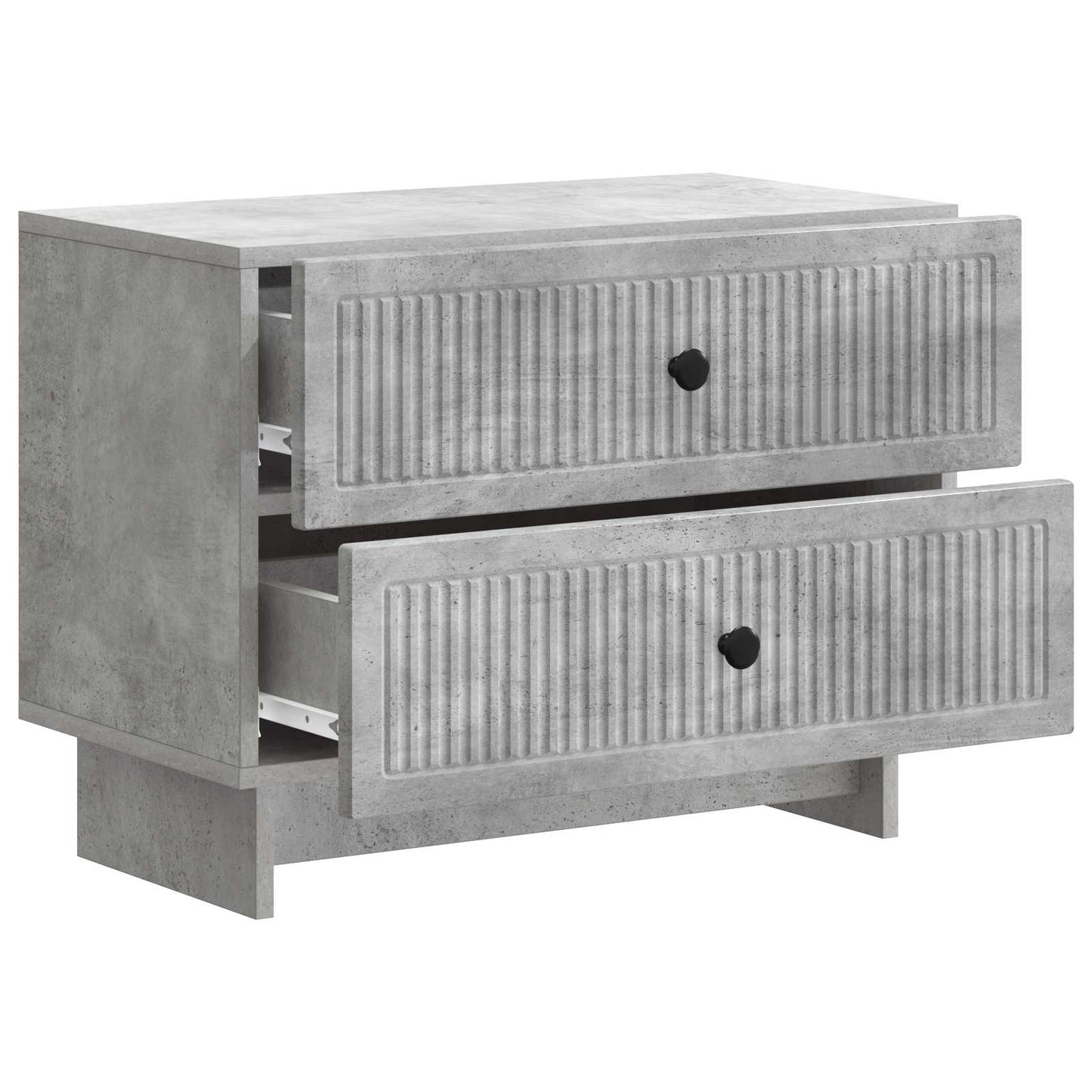 vidaXL Κομοδίνο Γκρι Σκυροδέματος 62 x 34,5 x 47,5 εκ